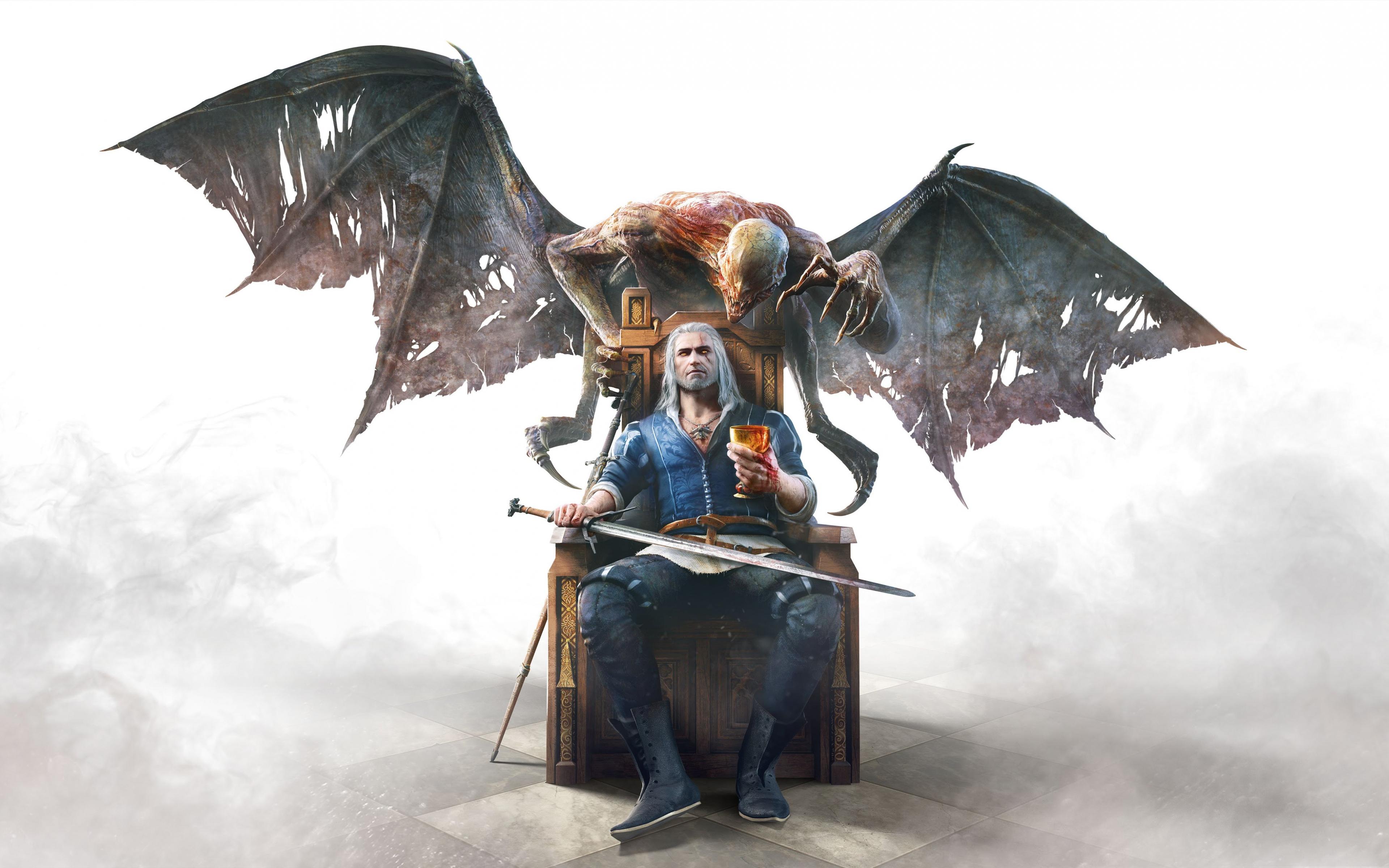 3840x2400 Desktop Wallpaper The Witcher 3: Wild Hunt, Warrior, Game, 4k, HD Image, Picture, Background, 90145a