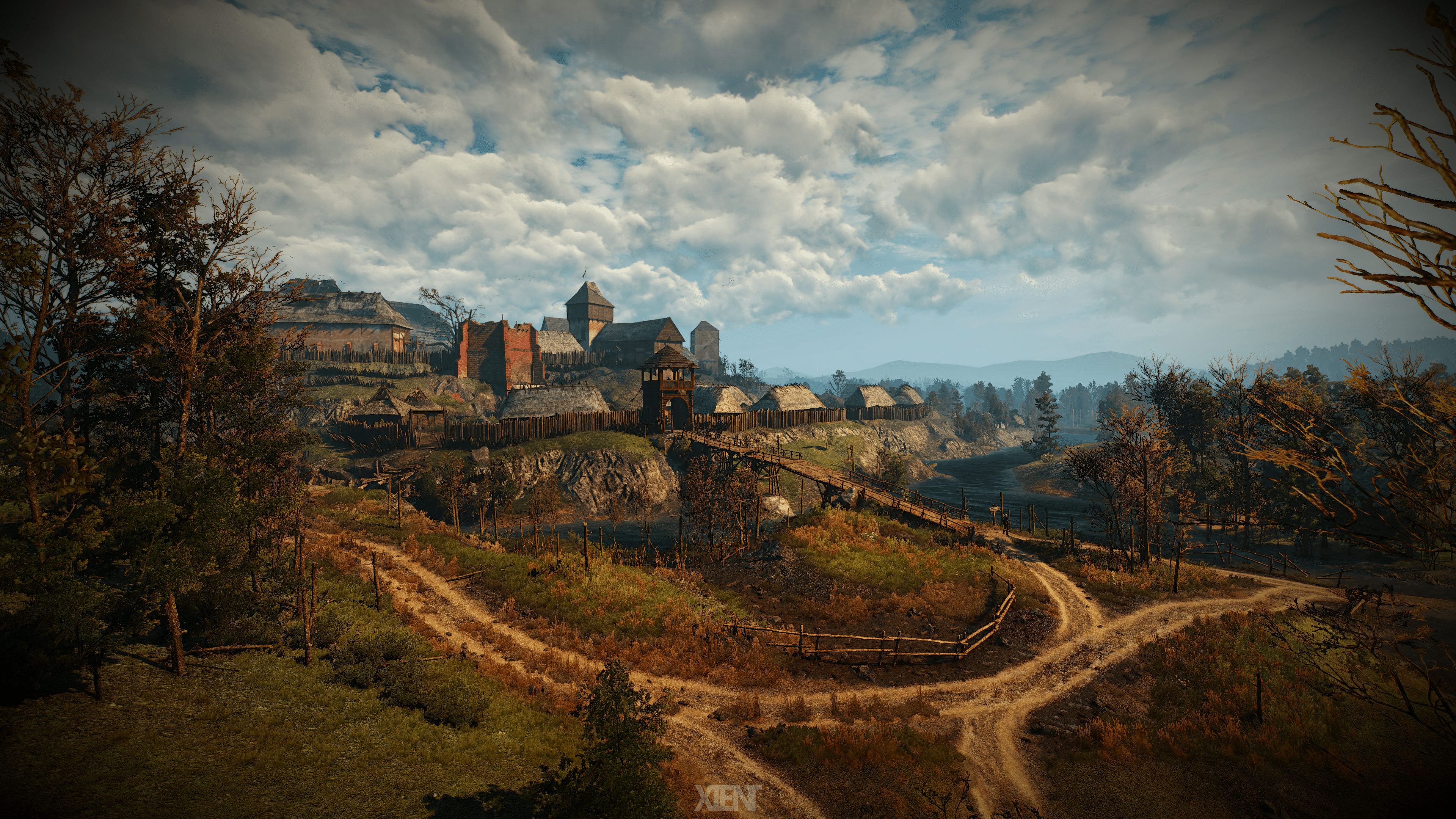 3840x2160 Landscape Witcher 3 4k HD Wallpaper