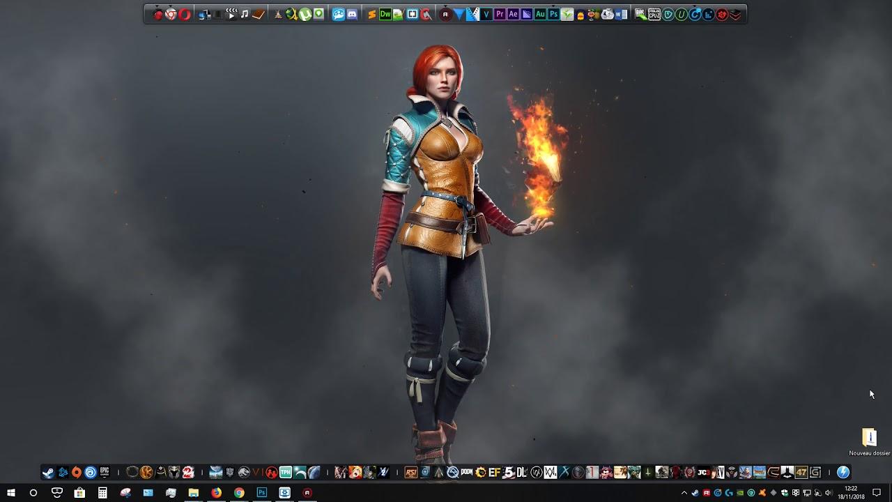 1280x720 4K Wallpaper Engine Witcher 3 : Triss Merigold
