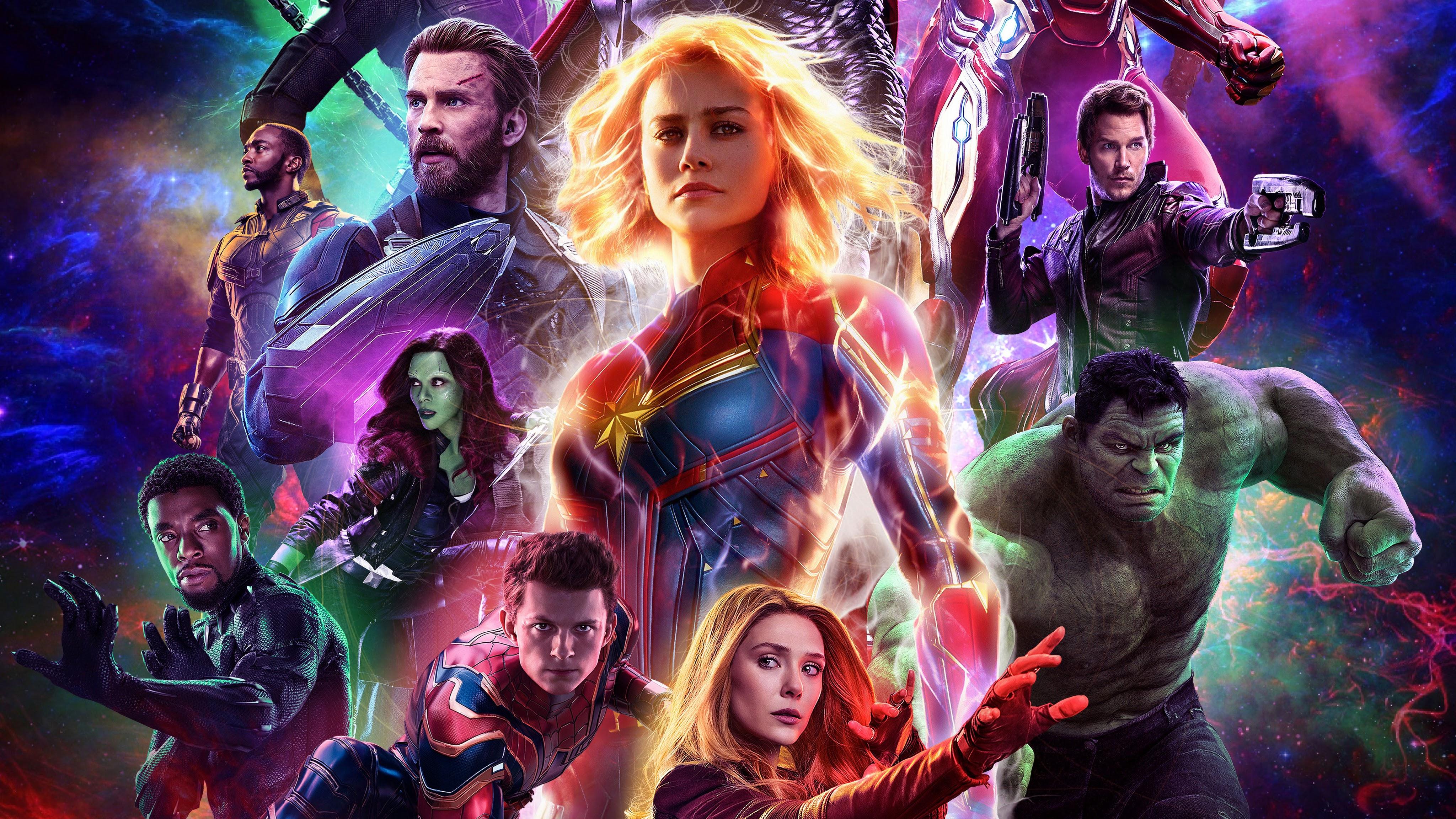 4096x2304 Avengers: Endgame Characters 4K Wallpaper