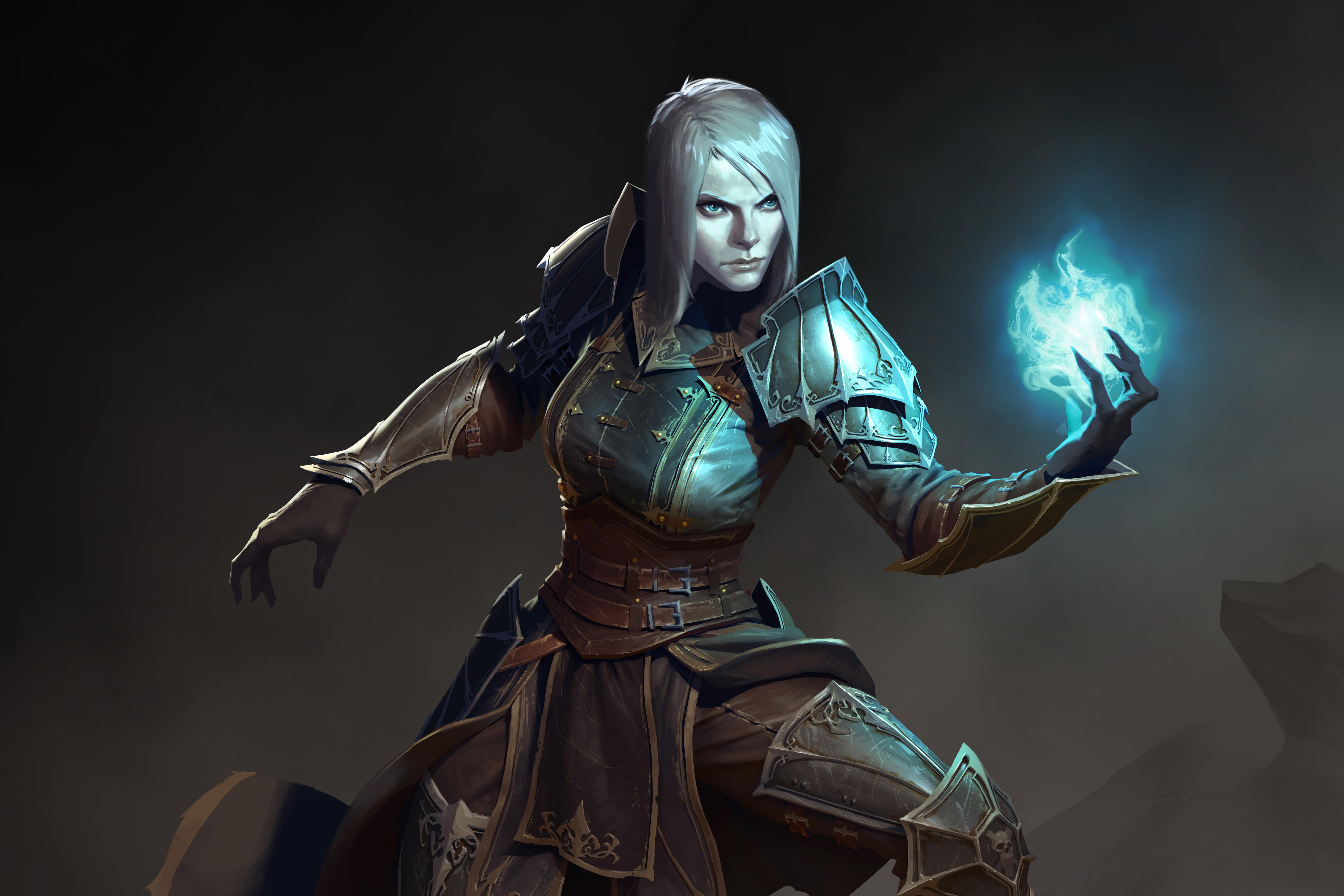 6430x4287 Female Necromancer Diablo III, HD Games, 4k Wallpaper, Image, Background, Photo and Picture