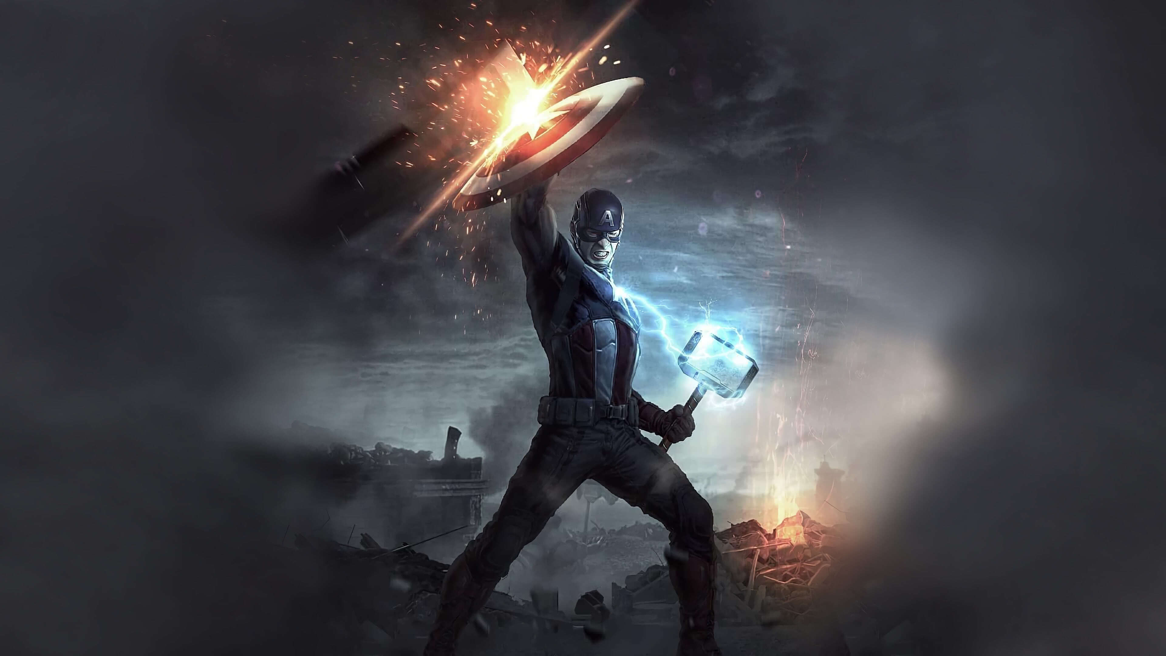 3840x2160 Captain America Endgame 4k Wallpaper