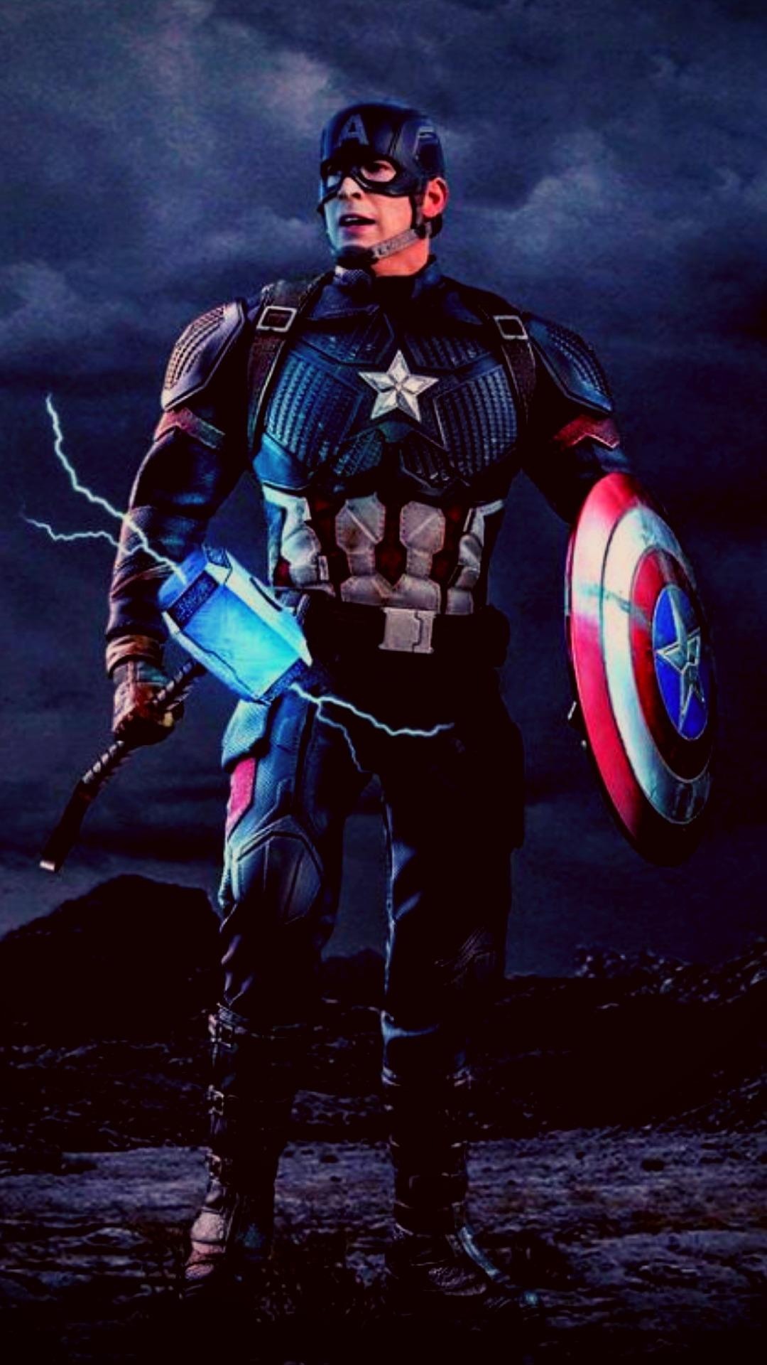 1080x1920 Captain America Endgame HD Wallpaper Free Download