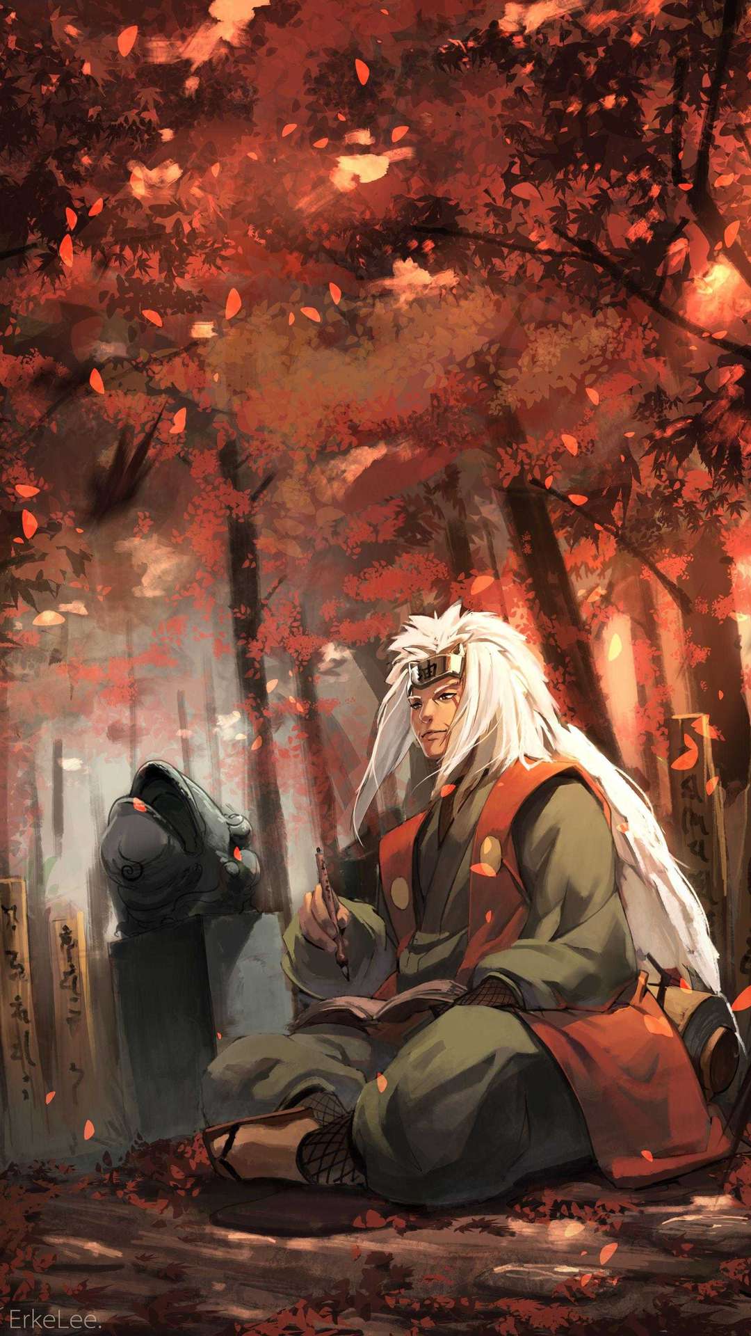 1080x1920 Jiraiya Y Naruto Wallpaper