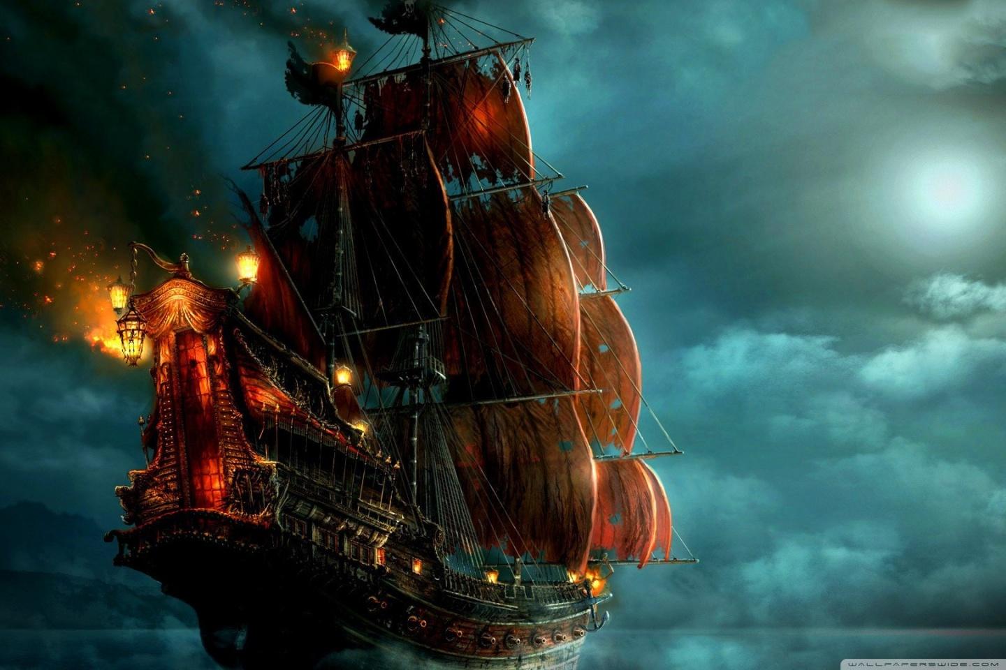 1440x960 Sailing Ship Painting Ultra HD Desktop Background Wallpaper for 4K UHD TV : Widescreen & UltraWide Desktop & Laptop : Tablet