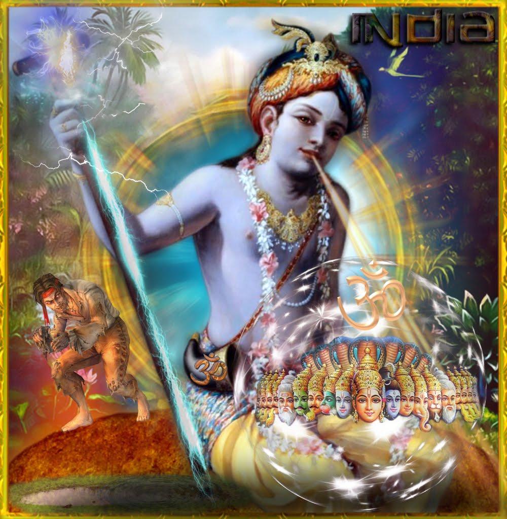 Hình nền 3D các vị thần Hindu 1000x1024 - Đồ họa 3D Ấn Độ Kafla