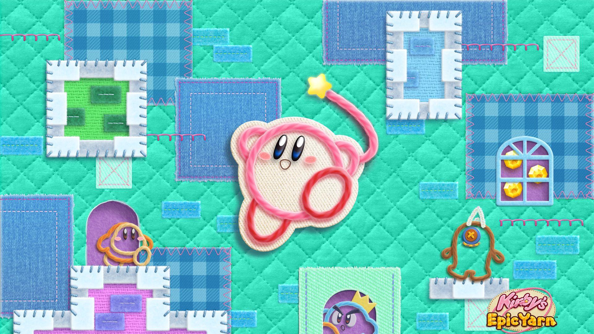 1920x1080 Kirby's Epic Yarn HD Wallpaper
