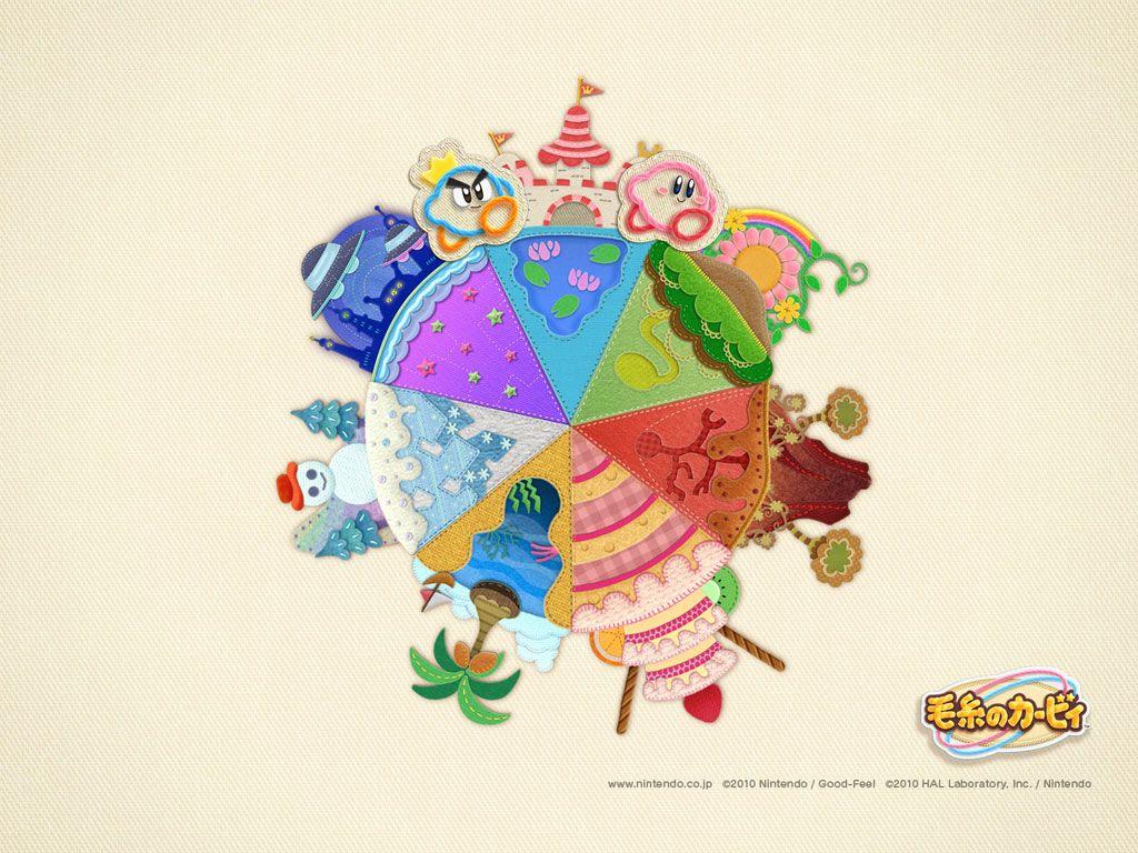 1024x768 Kirby's Epic Yarn Wallpaper