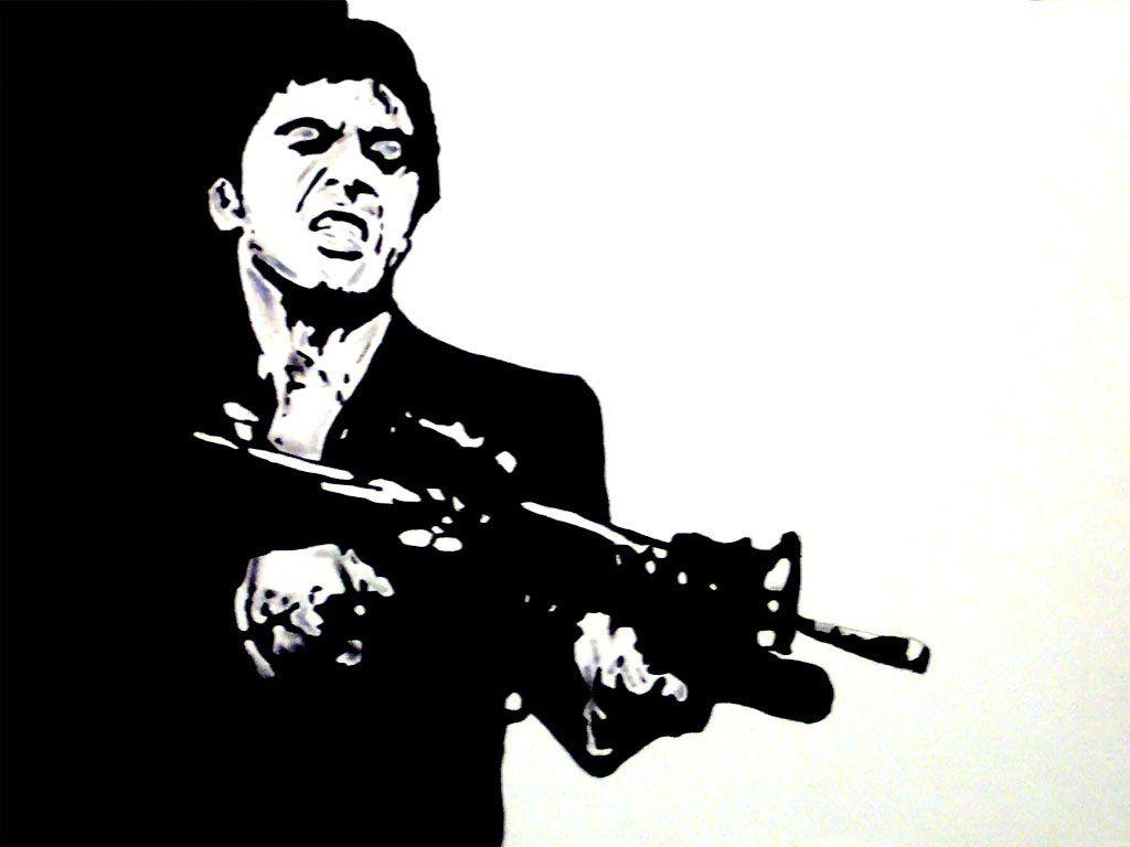 1024x768 Scarface Wallpaper 9 X 768