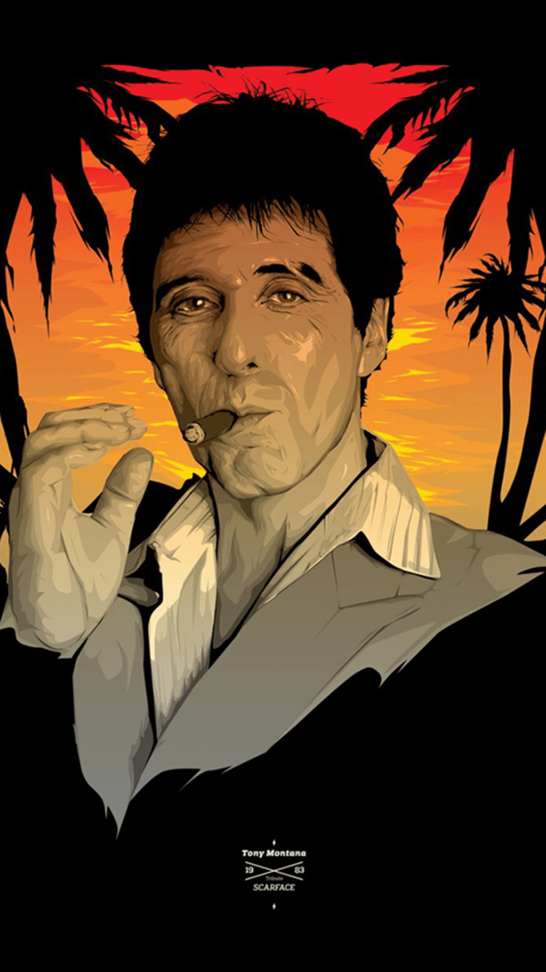 Scarface Sitting Wallpapers - Top Free Scarface Sitting Backgrounds