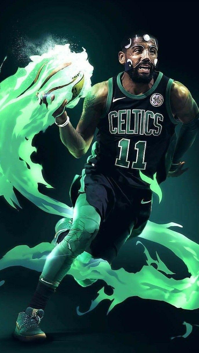 Boston Celtics Nba Player Kyrie Irving For Kyrie I iPhone X Wallpapers  Free Download