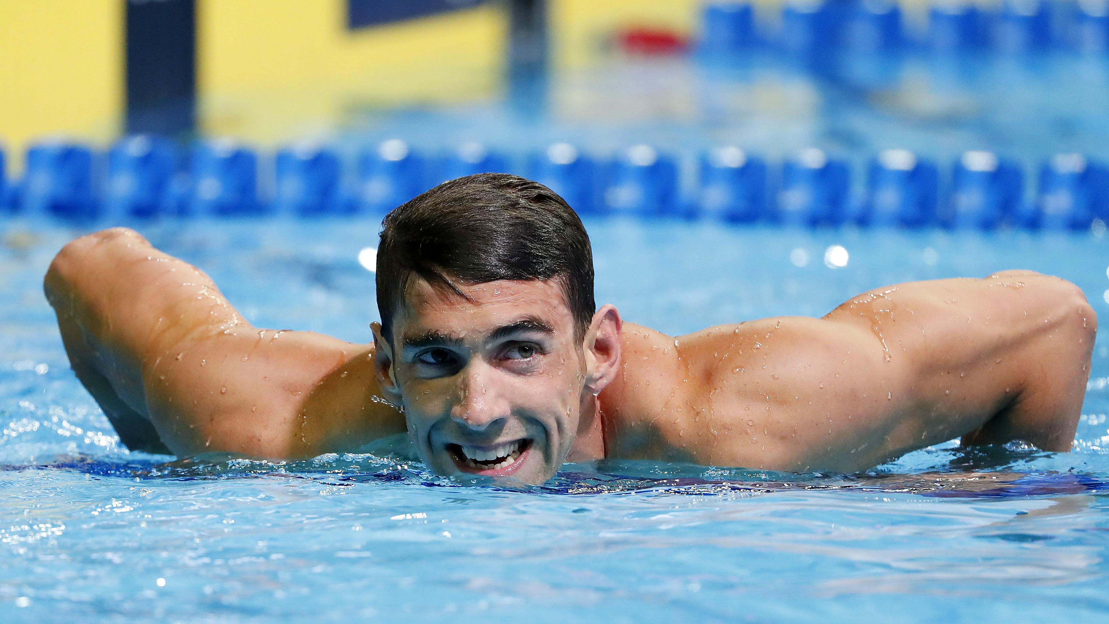 3643x2050 Michael Phelps HD Wallpaper