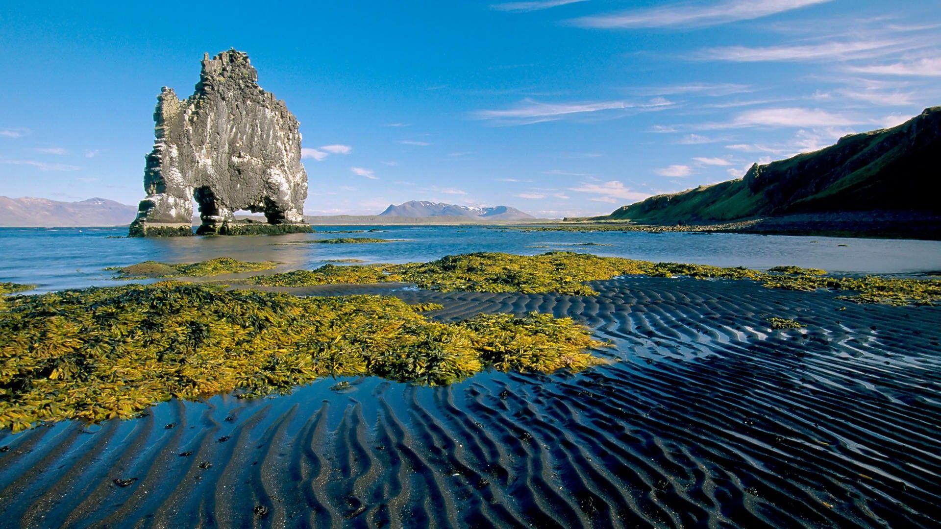 1920x1080 Hvitserkur, Iceland. Iceland landscape, Iceland wallpaper, Best countries to visit