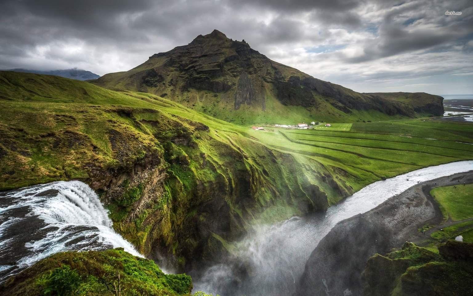 1536x960 Nature. Iceland wallpaper, Skogafoss waterfall, Iceland landscape