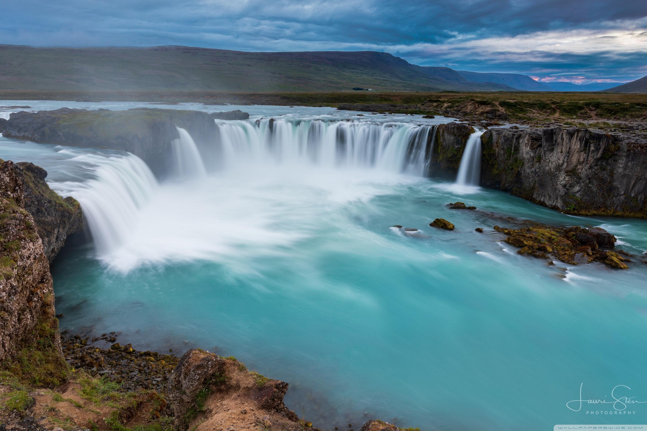 2736x1824 Godafoss Waterfall Iceland Ultra HD Desktop Background Wallpaper for 4K UHD TV : Widescreen & UltraWide Desktop & Laptop : Tablet