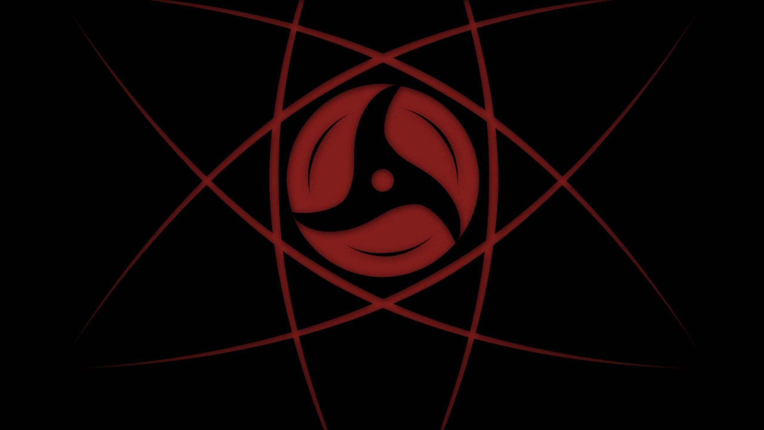 2560x1440 Uchiha Symbol