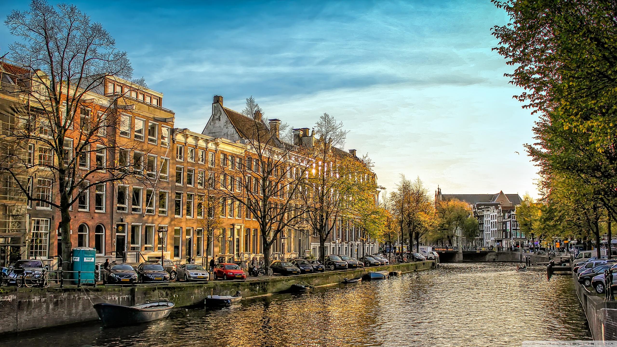 2560x1440 Beautiful day in Amsterdam Ultra HD Desktop Background Wallpaper for 4K UHD TV : Widescreen & UltraWide Desktop & Laptop