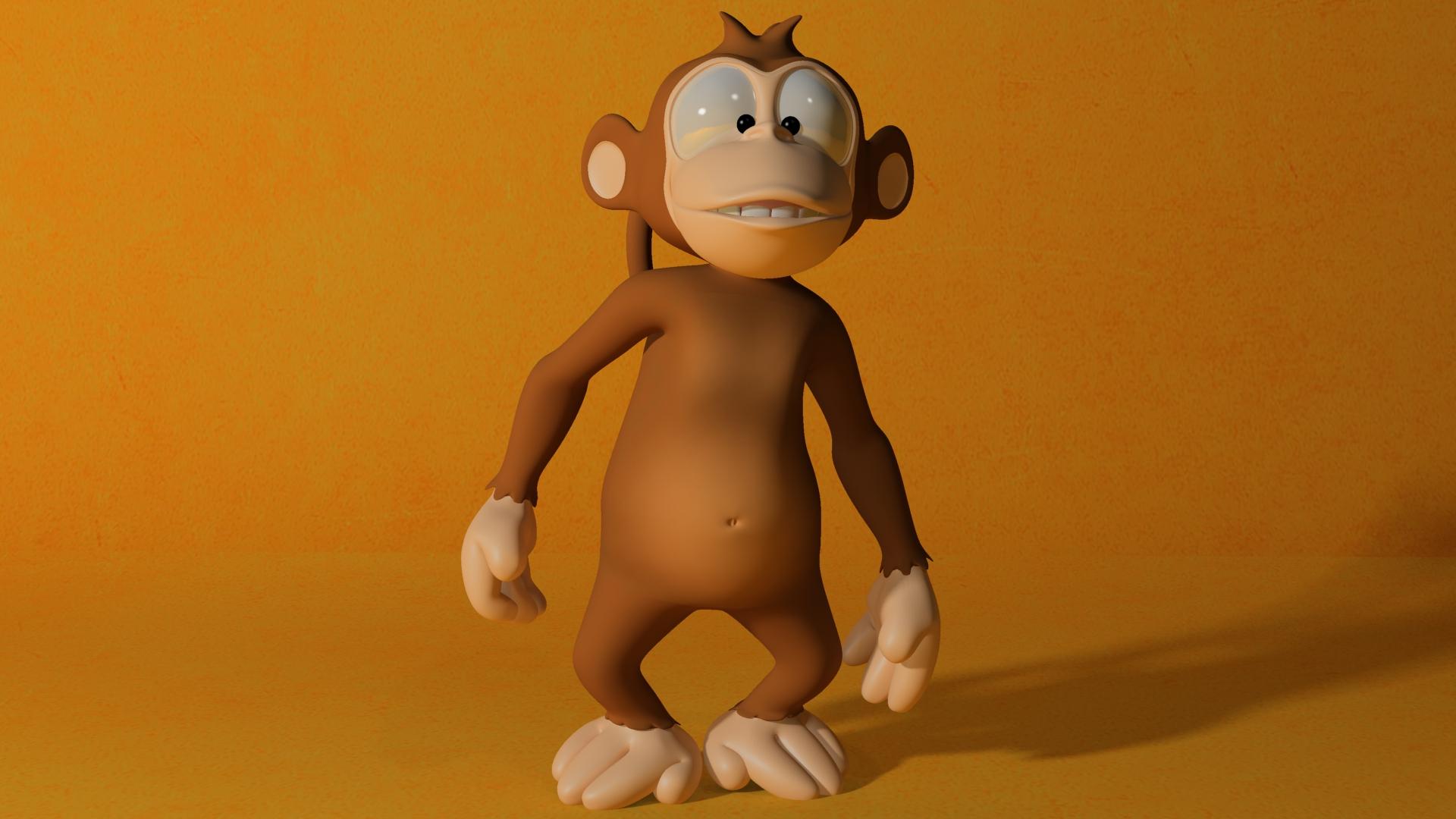 1920x1080 3D Monkey, HD 3D, 4k Wallpaper, Image, Background, Photo and Picture