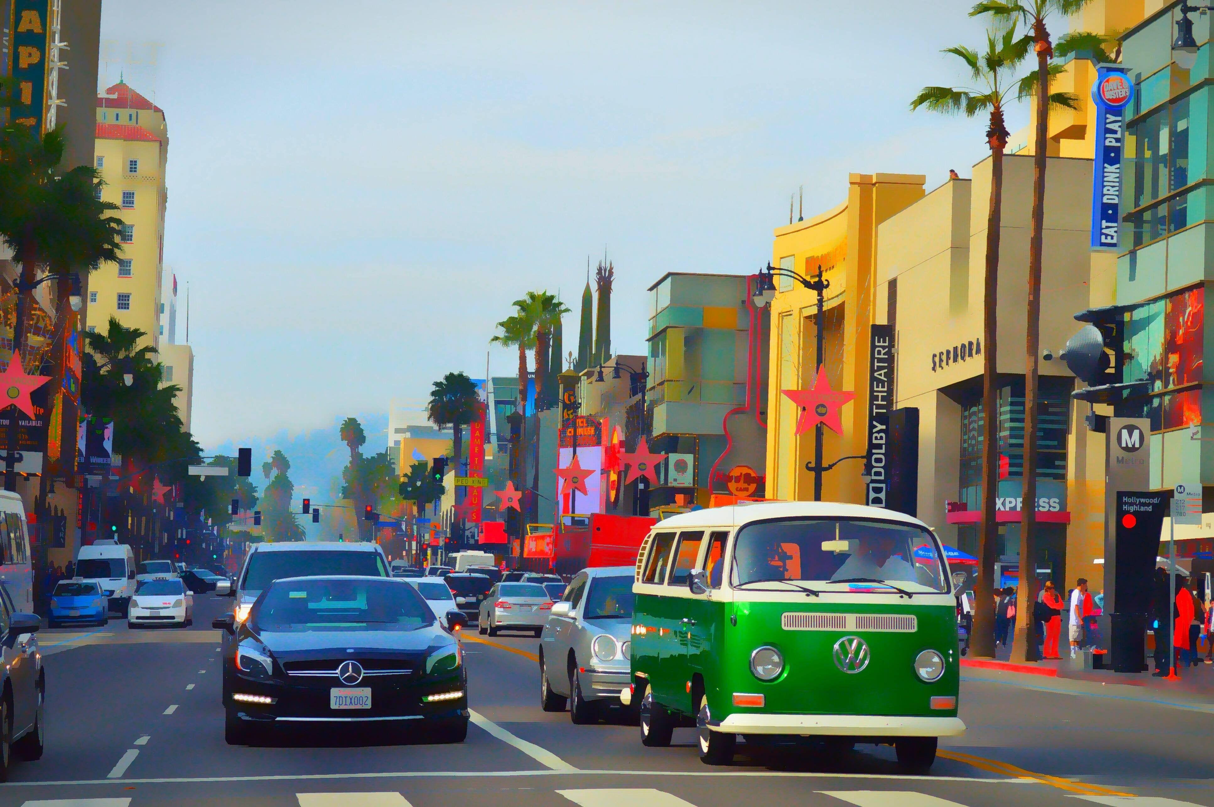 3867x2572 Hollywood Boulevard Wallpaper, HD Hollywood Boulevard Background on WallpaperBat