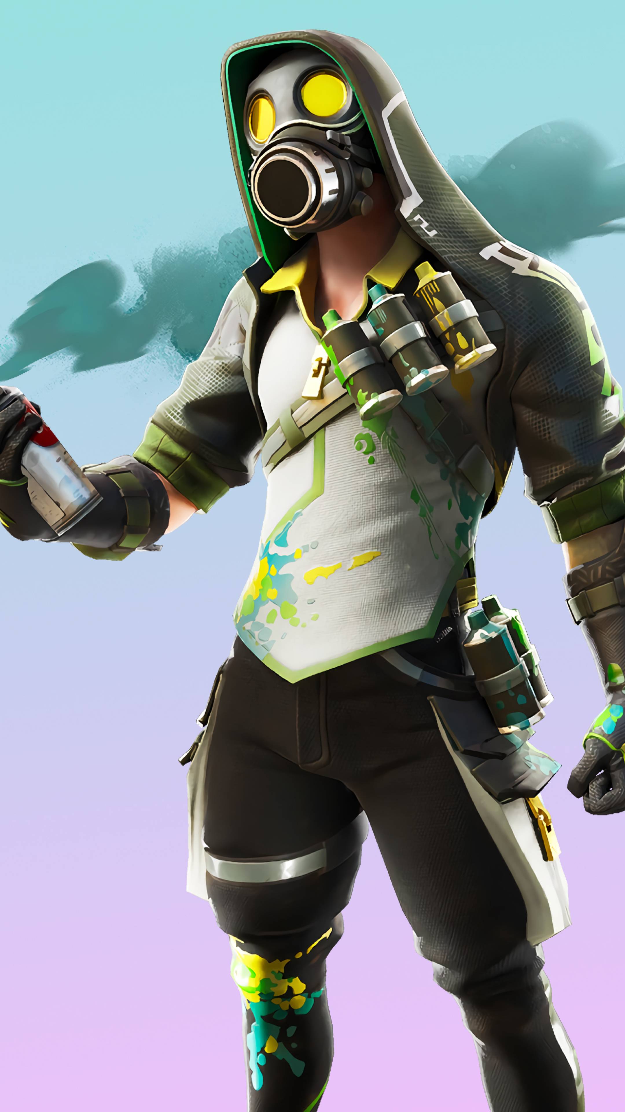 2160x3840 Toxic Tagger Fortnite Sony Xperia X, XZ, Z5 Premium Wallpaper, HD Games 4K Wallpaper