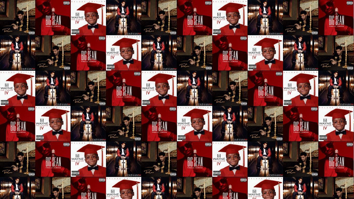 1366x768 Drake Take Care Big Sean Finally Famous Lil Wallpaper « Tiled