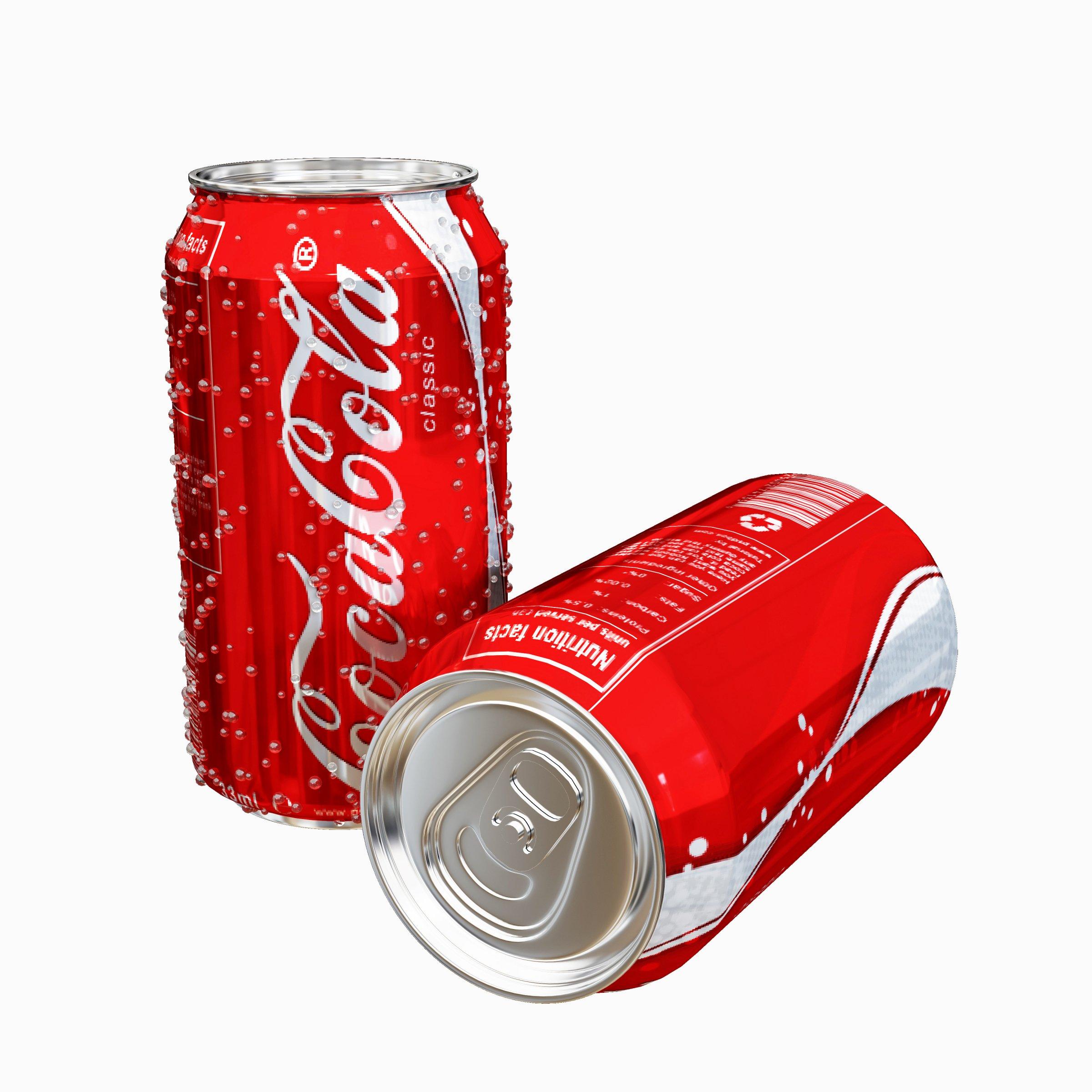 2400x2400 Coca Cola Can 3D Model