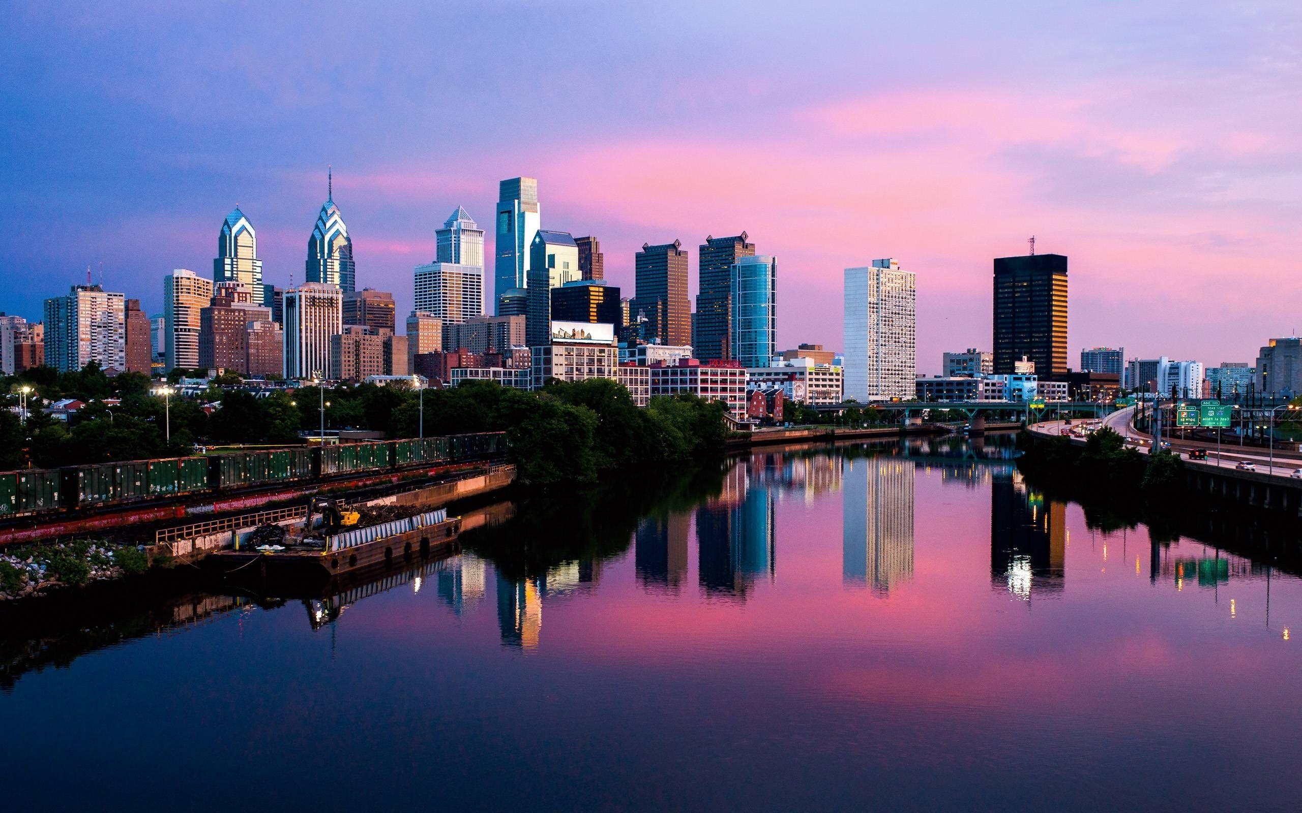 2560x1600 Philadelphia Skyline Wall Paper