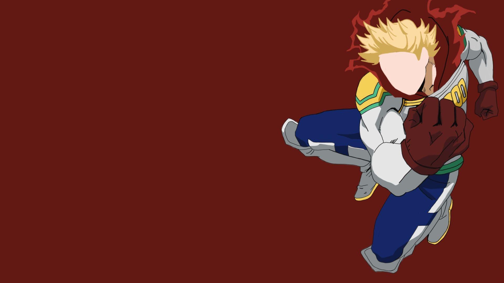 1920x1080 Lemillion / Mirio Togata from My Hero Academia (1920 x 1080). Hero wallpaper, Hero, Anime background