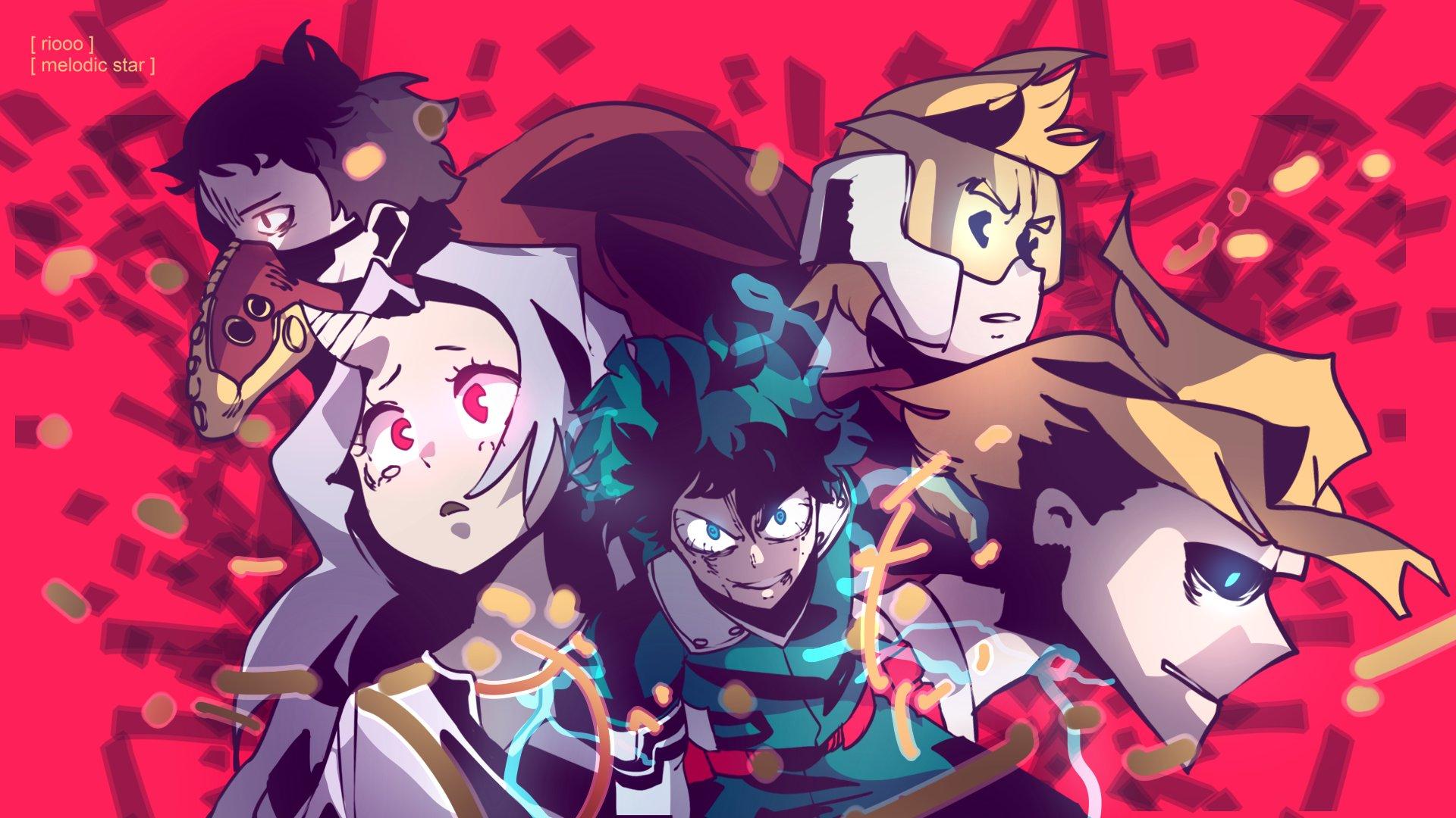 1920x1080 All Might Boku No Hero Academia Eri My Hero Academia Izuku Midoriya Kai Chisaki Mirio Togata My Hero Wallpaper:1920x1080