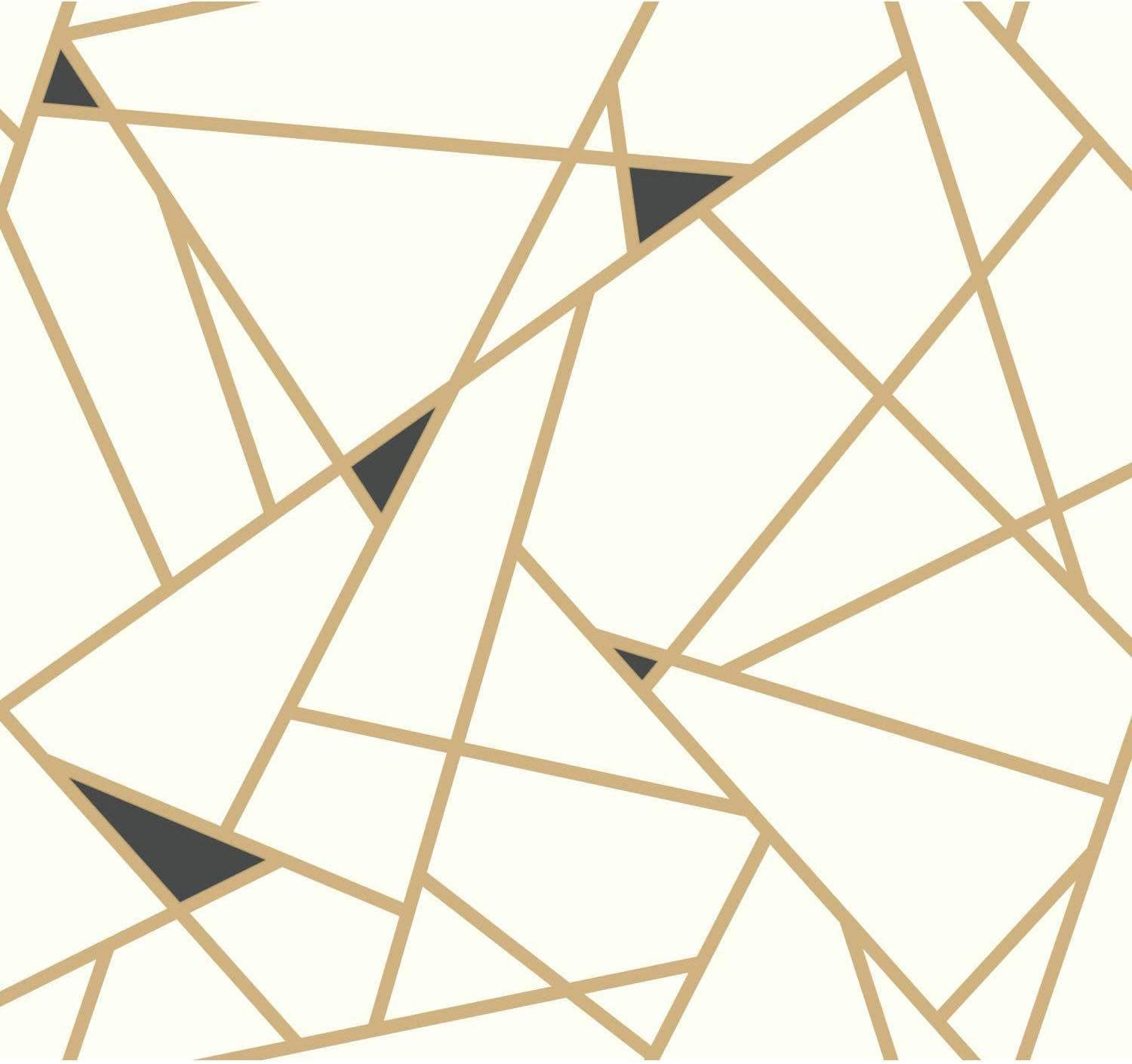 1500x1410 Gold Black Wallpaper