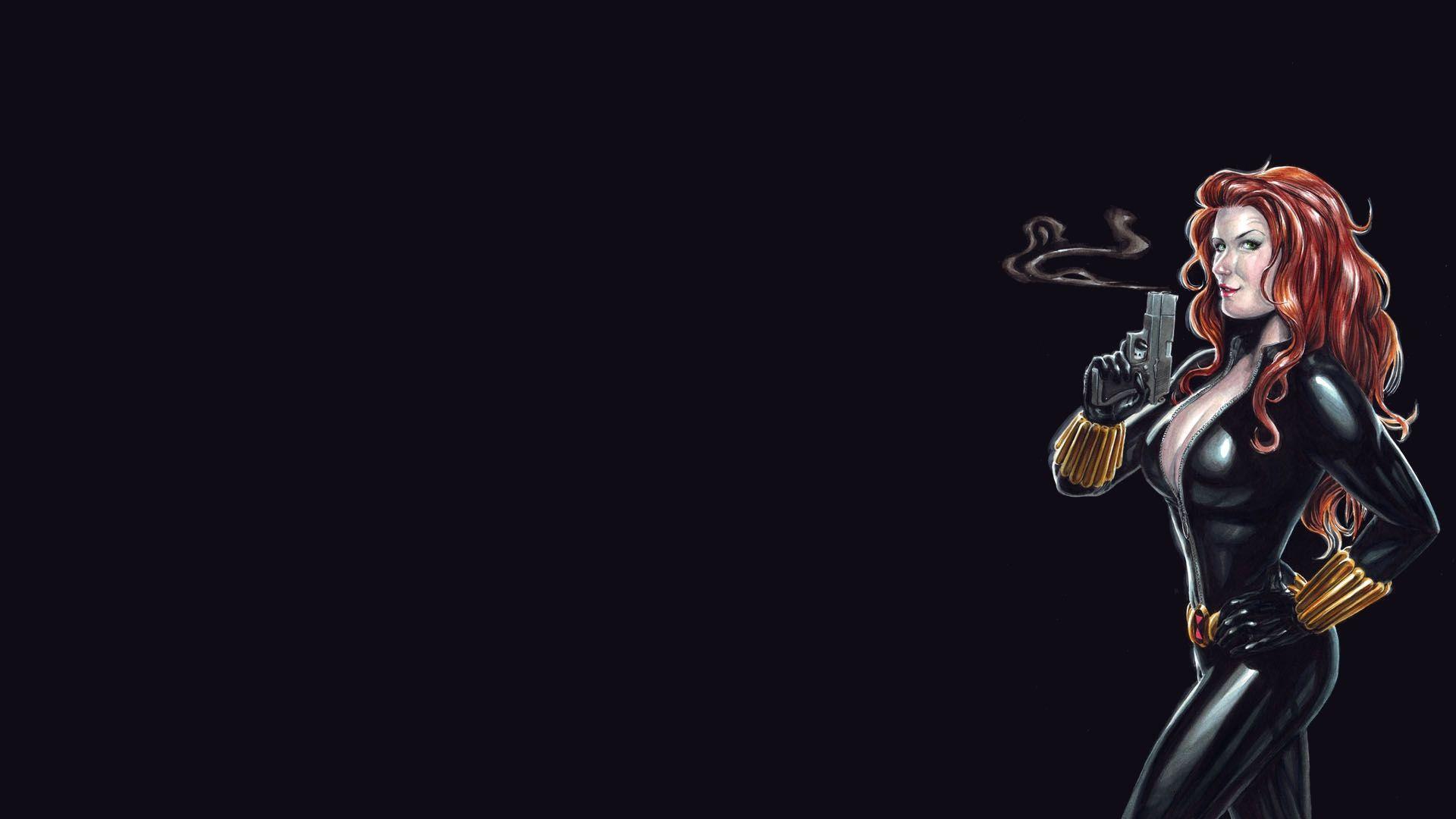 1920x1080 Black Widow HD Wallpaper