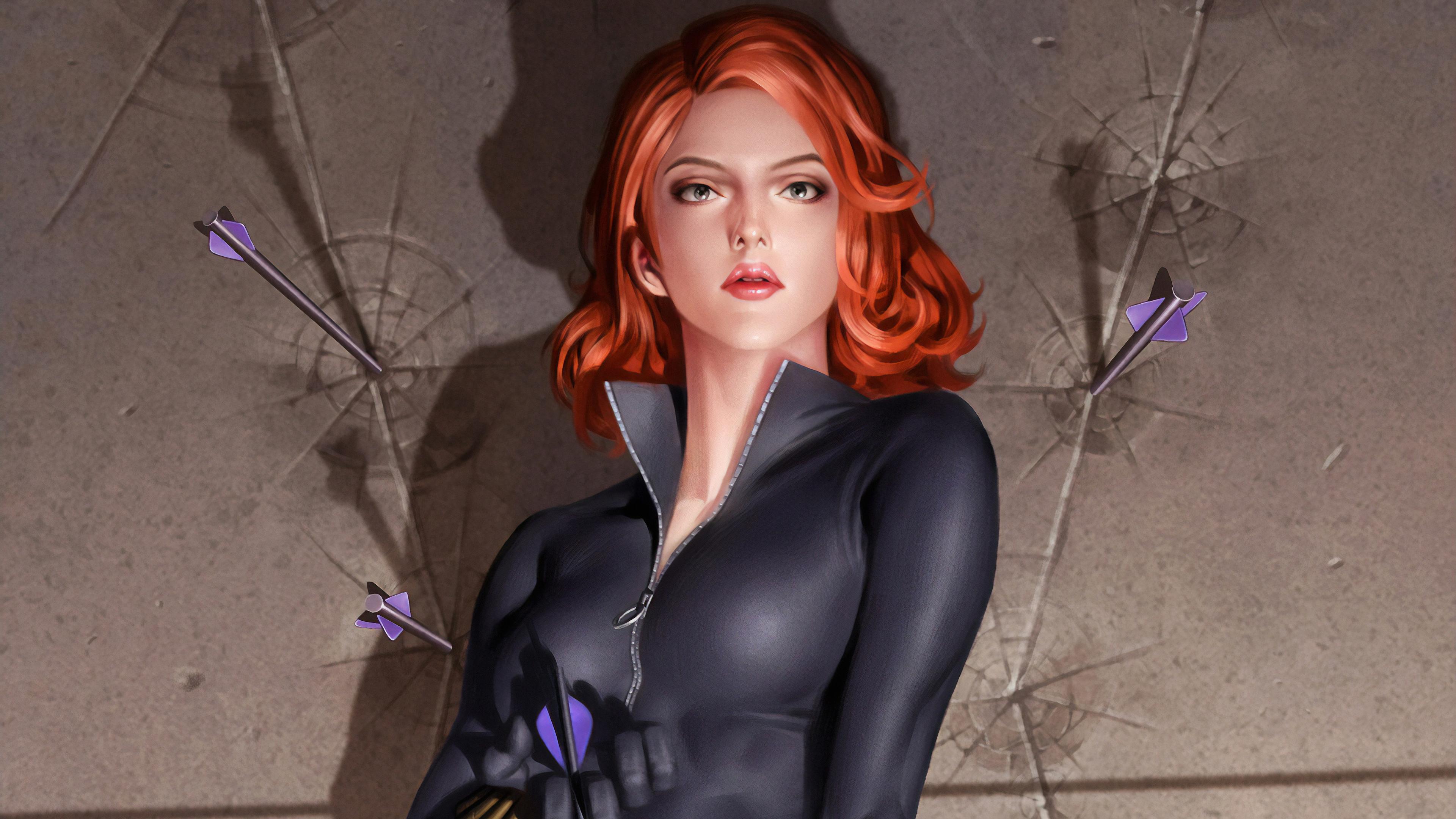 3840x2160 Black Widow 4k Ultra HD Wallpaper