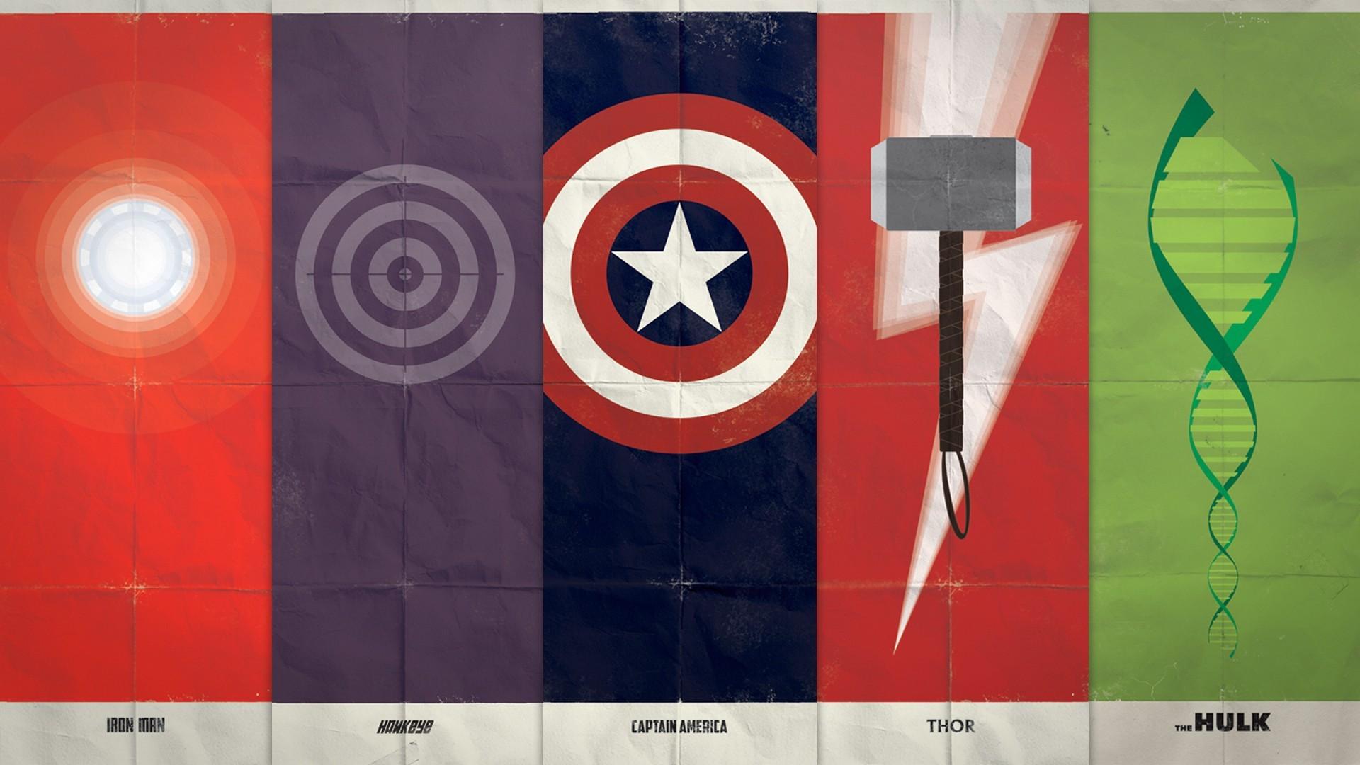 1920x1080 Superhero Logos Wallpaper background picture