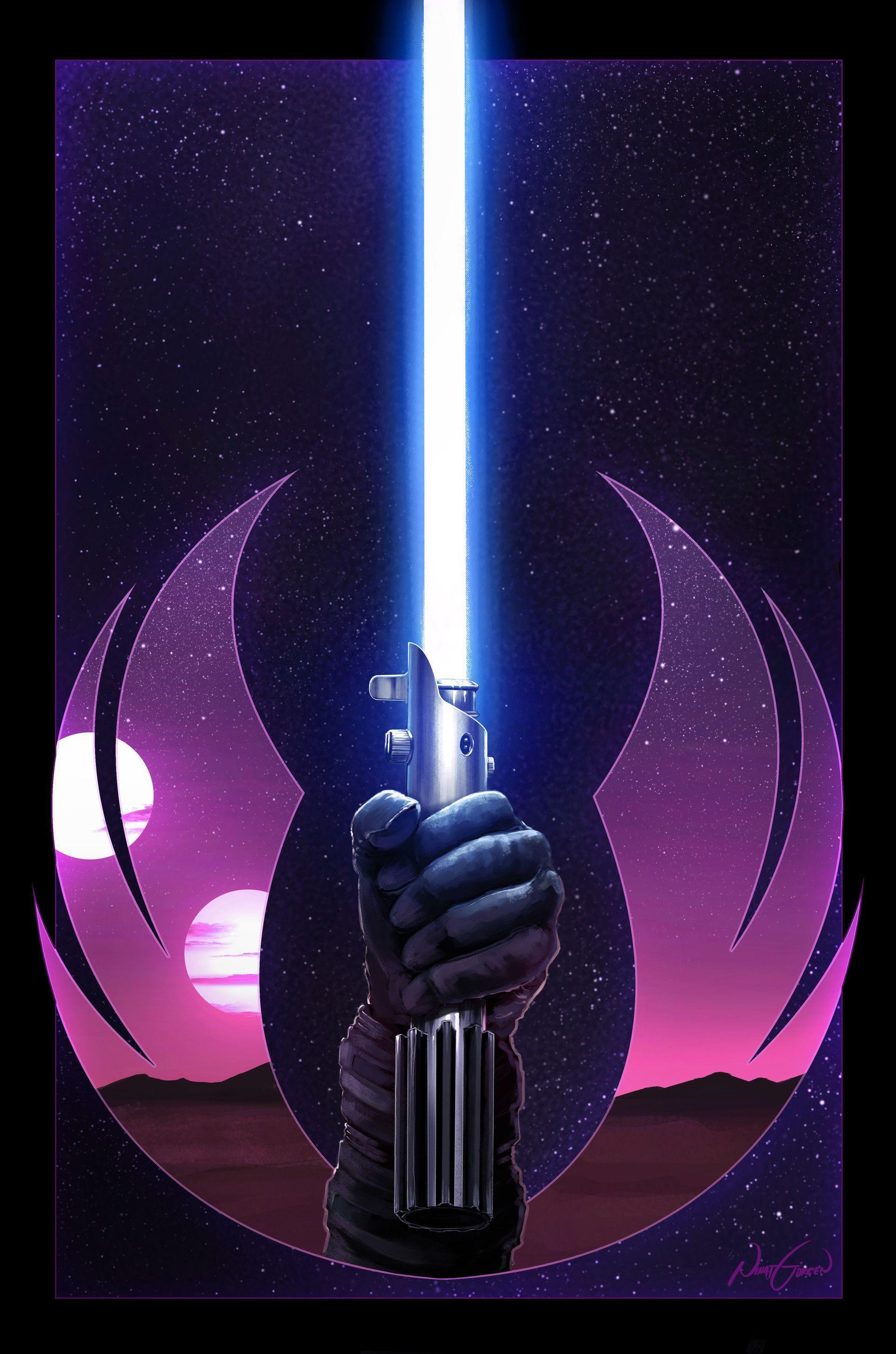 1920x2900 Anakin Skywalker Lightsaber Wallpaper