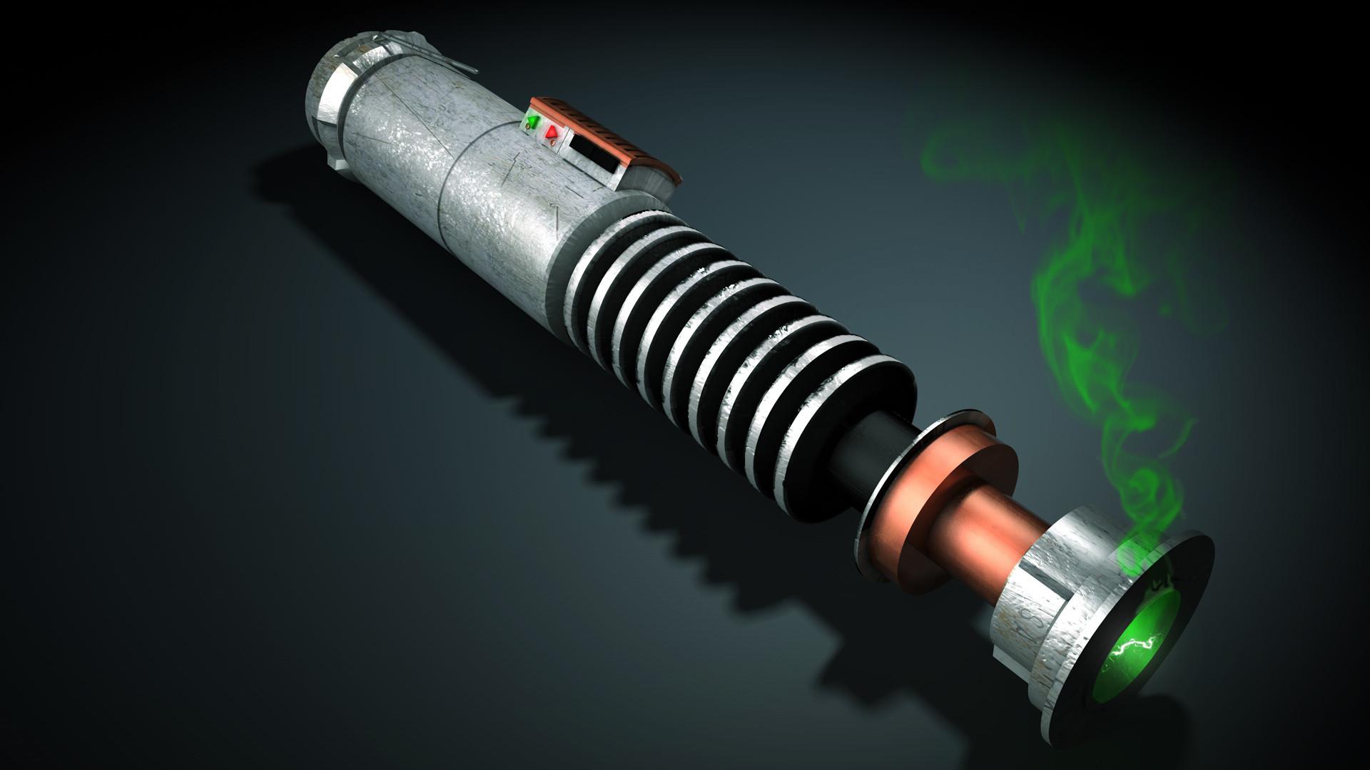 1920x1080 Luke Skywalker lightsaber, Francisco Freire