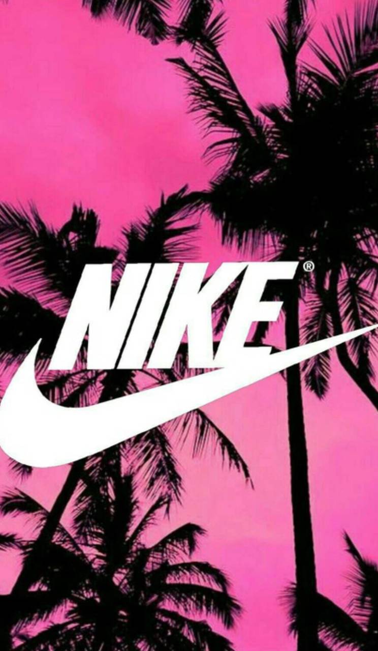 744x1280 Pink Nike Wallpaper