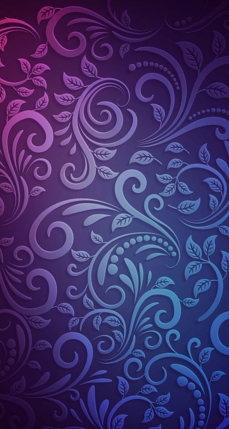 744x1392 Wallpaper Swirls