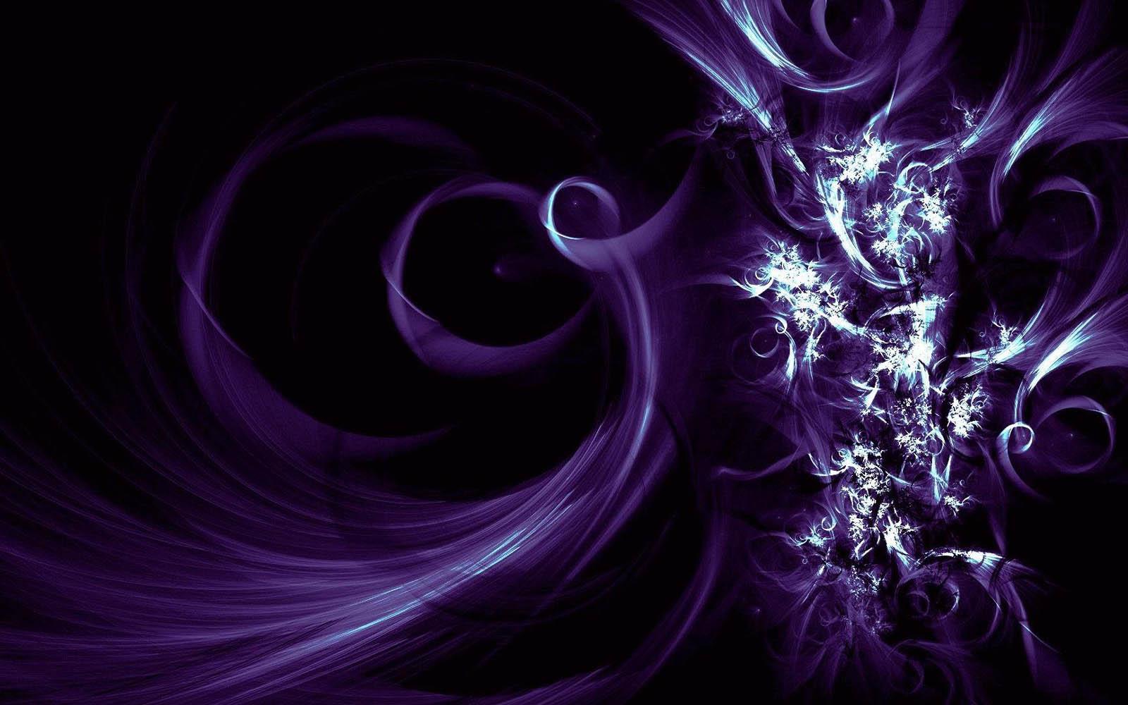 1600x1000 Black And Purple Swirl HD Wallpaper