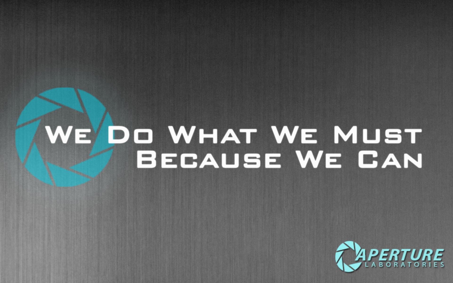 1920x1200 Aperture Science Wallpaper HD