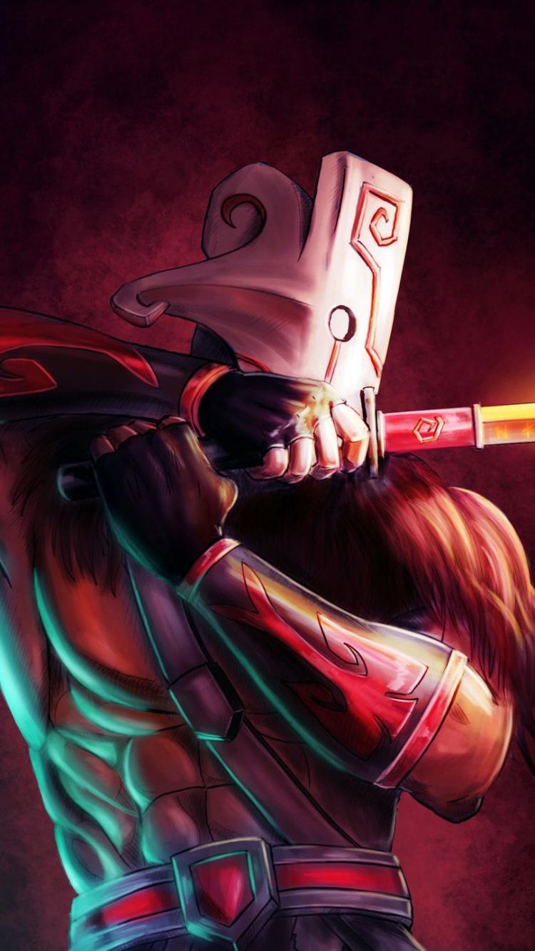 750x1334 Dota 2 Juggernaut Wallpaper