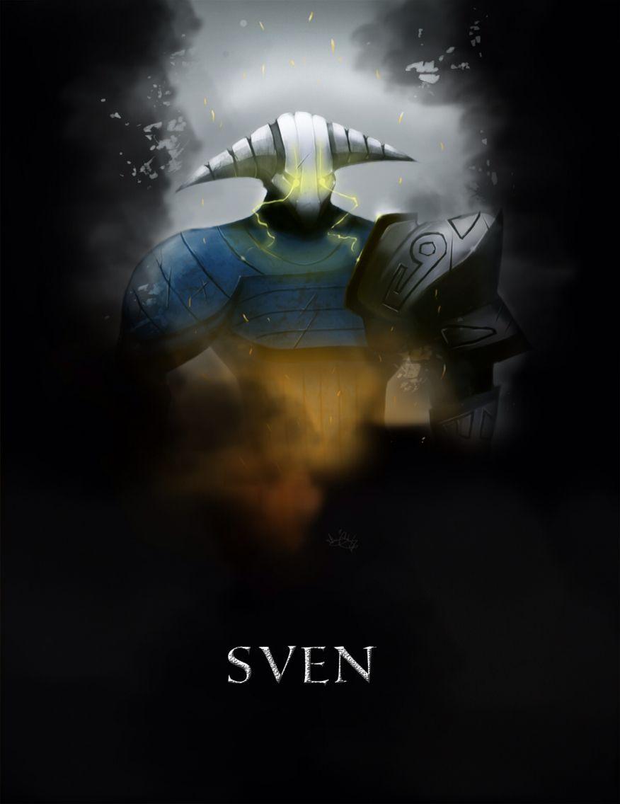 876x1136 Sven Dota 2 poster. Dota Dota 2 wallpaper, Concept art gallery