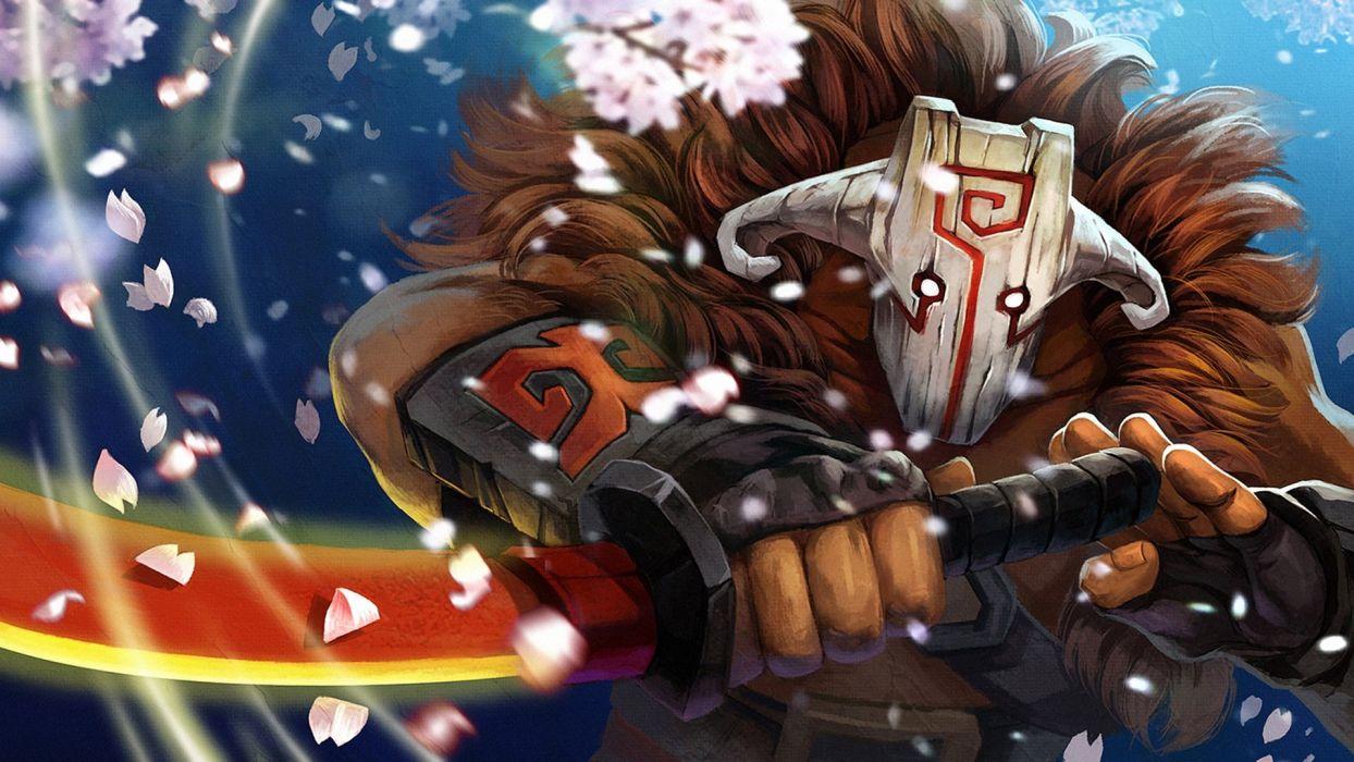 1244x700 DOTA 2 Juggernaut Mask Games Fantasy warrior sword wallpaperx1080
