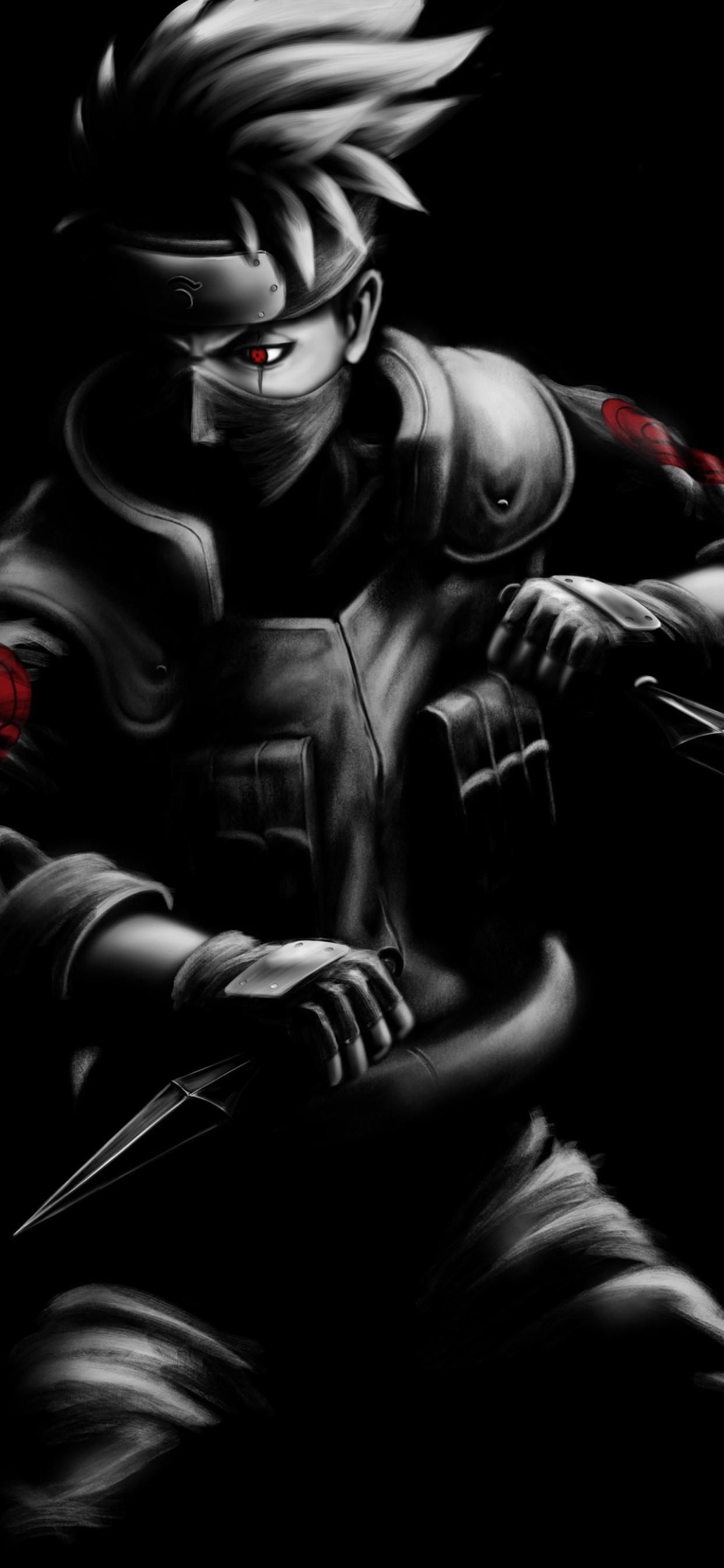 1242x2688 Resolution Kakashi Hatake Naruto iPhone XS MAX Wallpaper