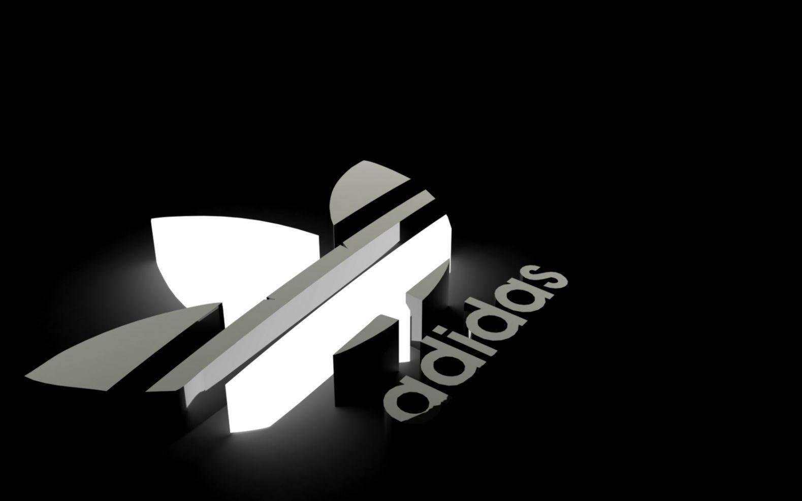 1579x987 Adidas Shoes Logo Wallpaper Neon