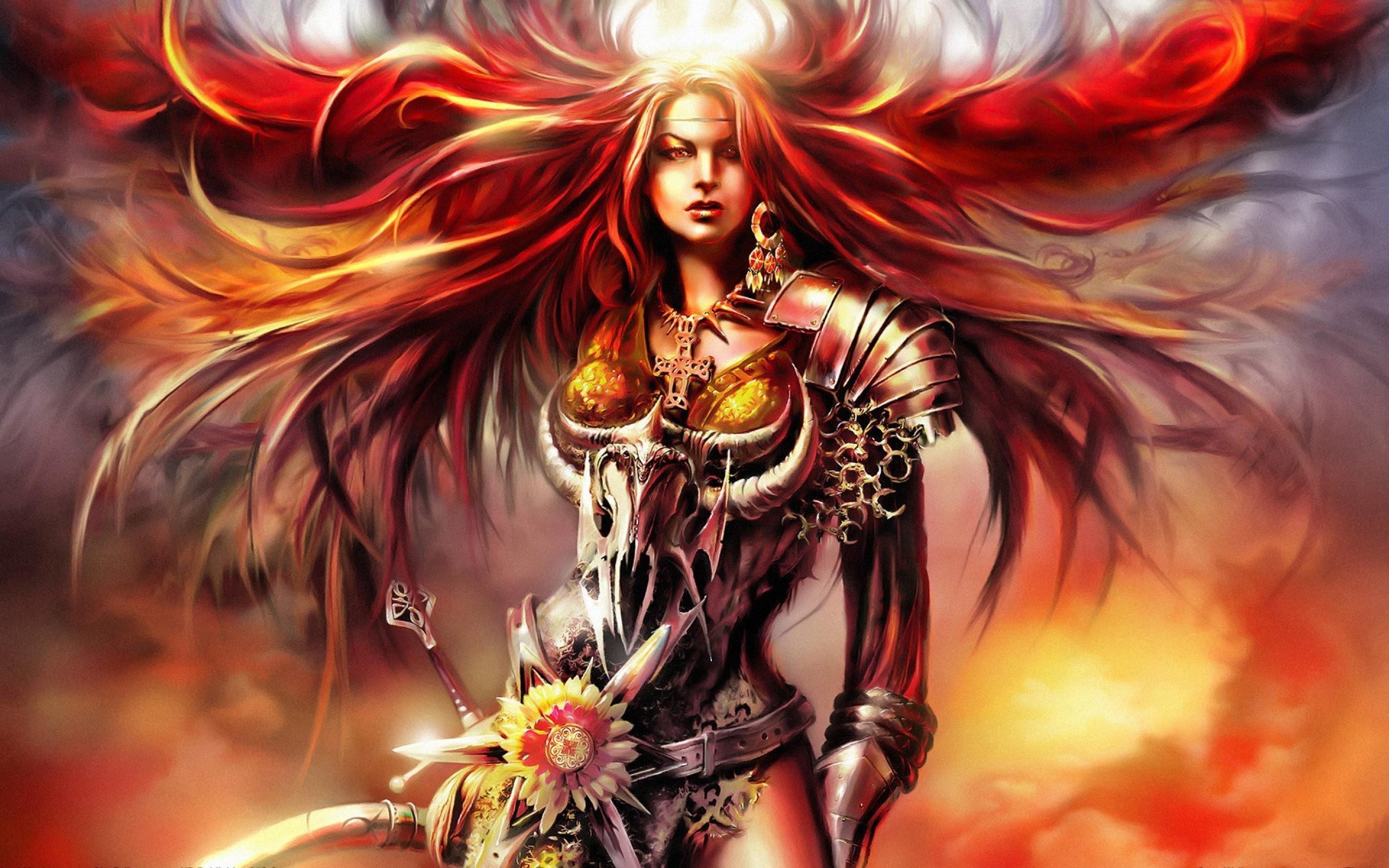 2880x1800 Anime Warrior