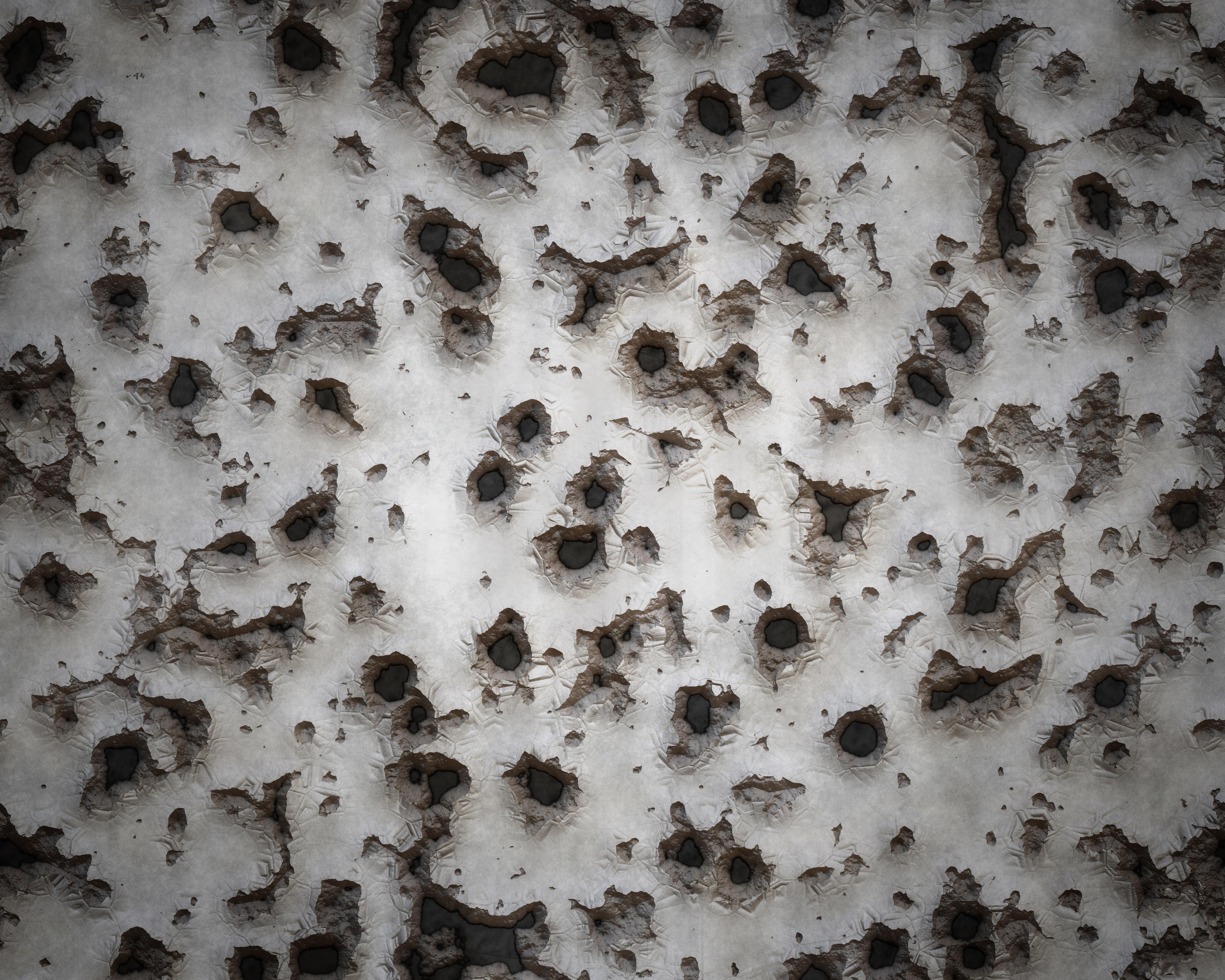 5000x4000 rendered war torn bullet hole cement wall. Free Textures, Photo & Background Image