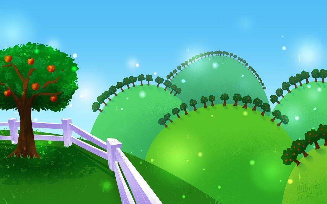 1131x707 Sweet Apple Acres's Farmland (Wallpaper)