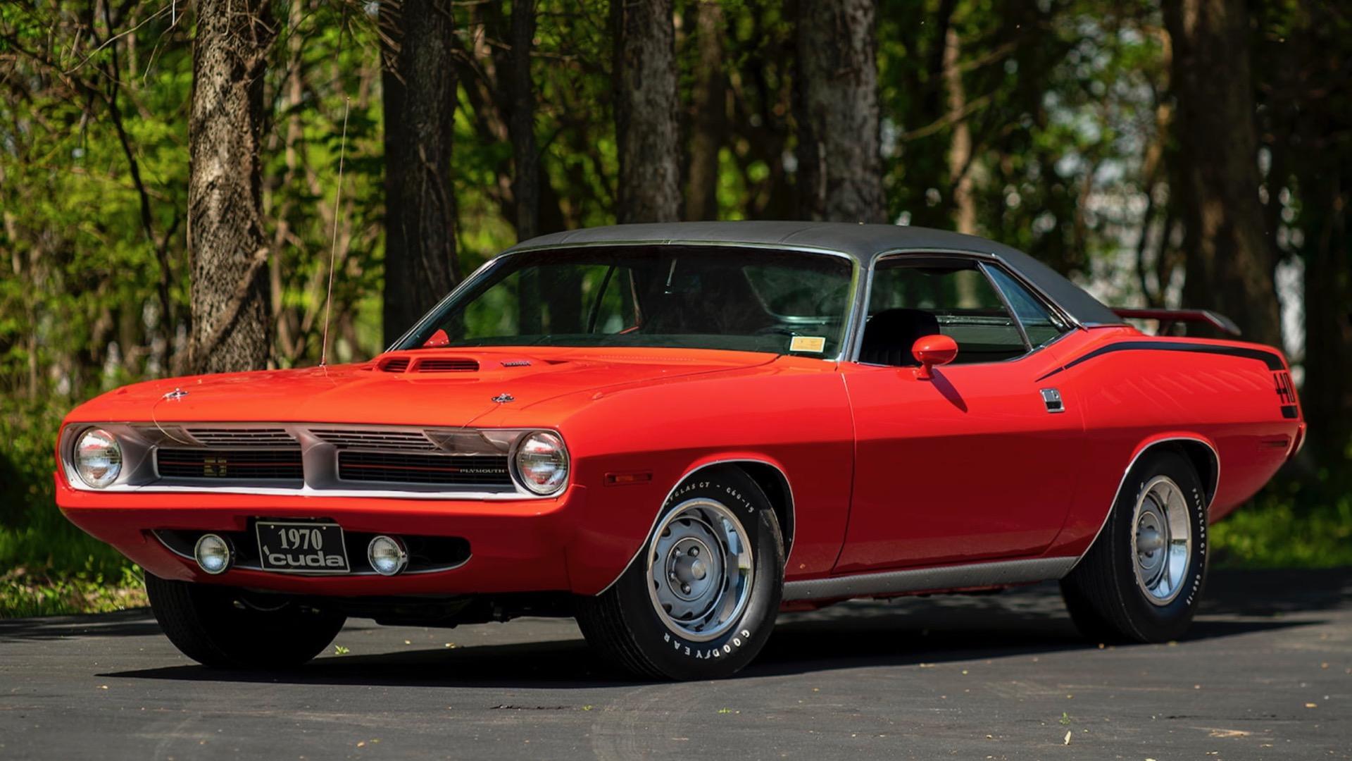 1920x1080 Plymouth 'Cuda 440 6 Heads To Auction