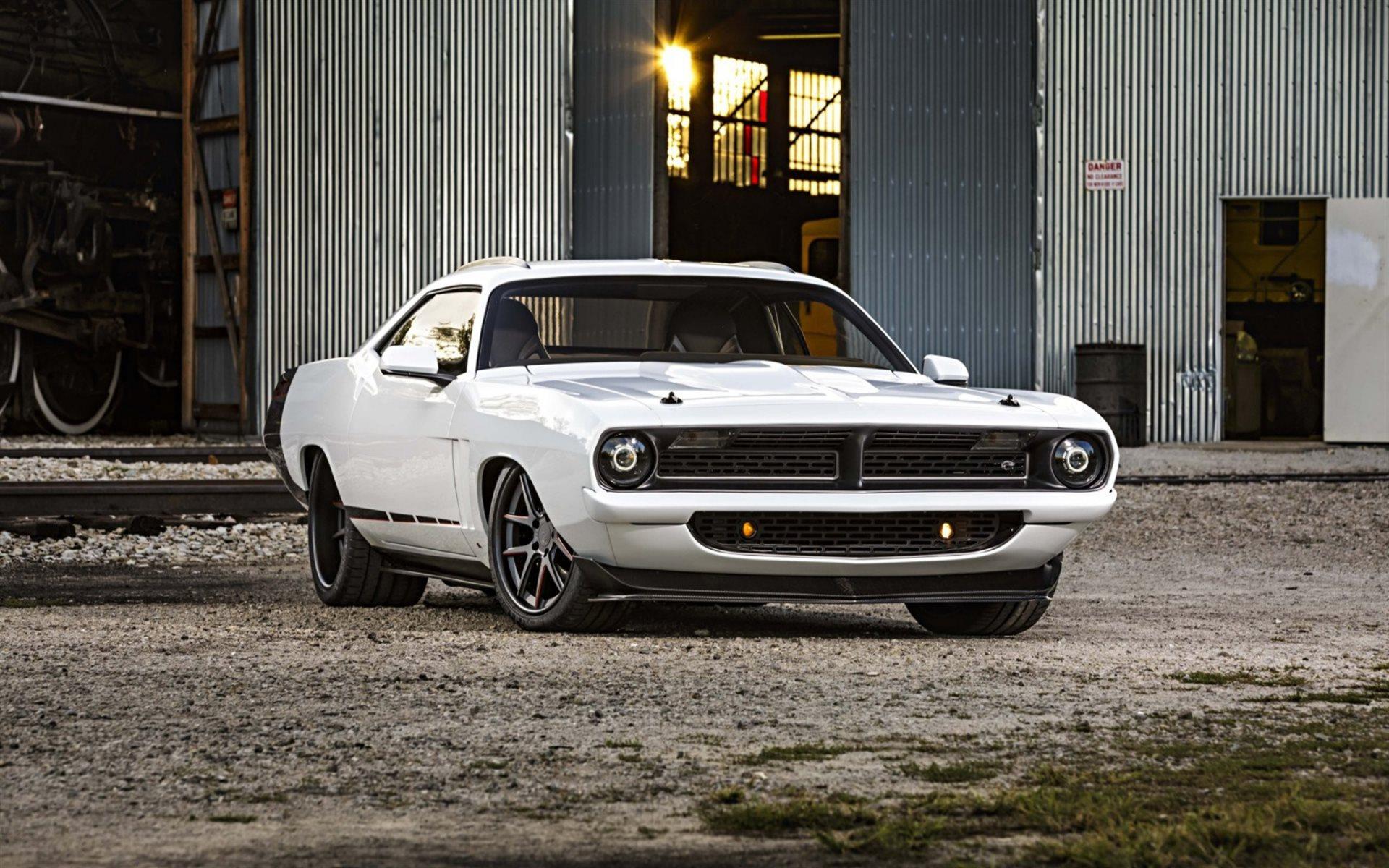 1920x1200 Download wallpaper Plymouth Barracuda, Hemi Cuda, muscle car, Retro cars, American cars, Plymouth for desktop with resolution 1920x1200. High Quality HD picture wallpaper