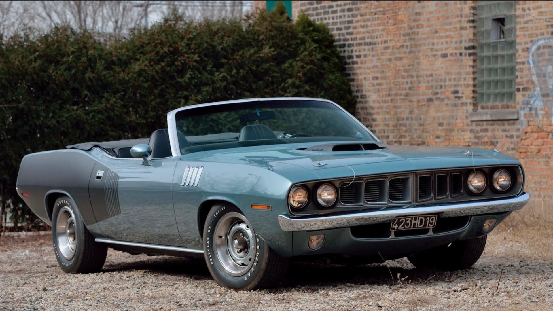 1920x1080 Hemi 'Cuda Convertible heads to auction
